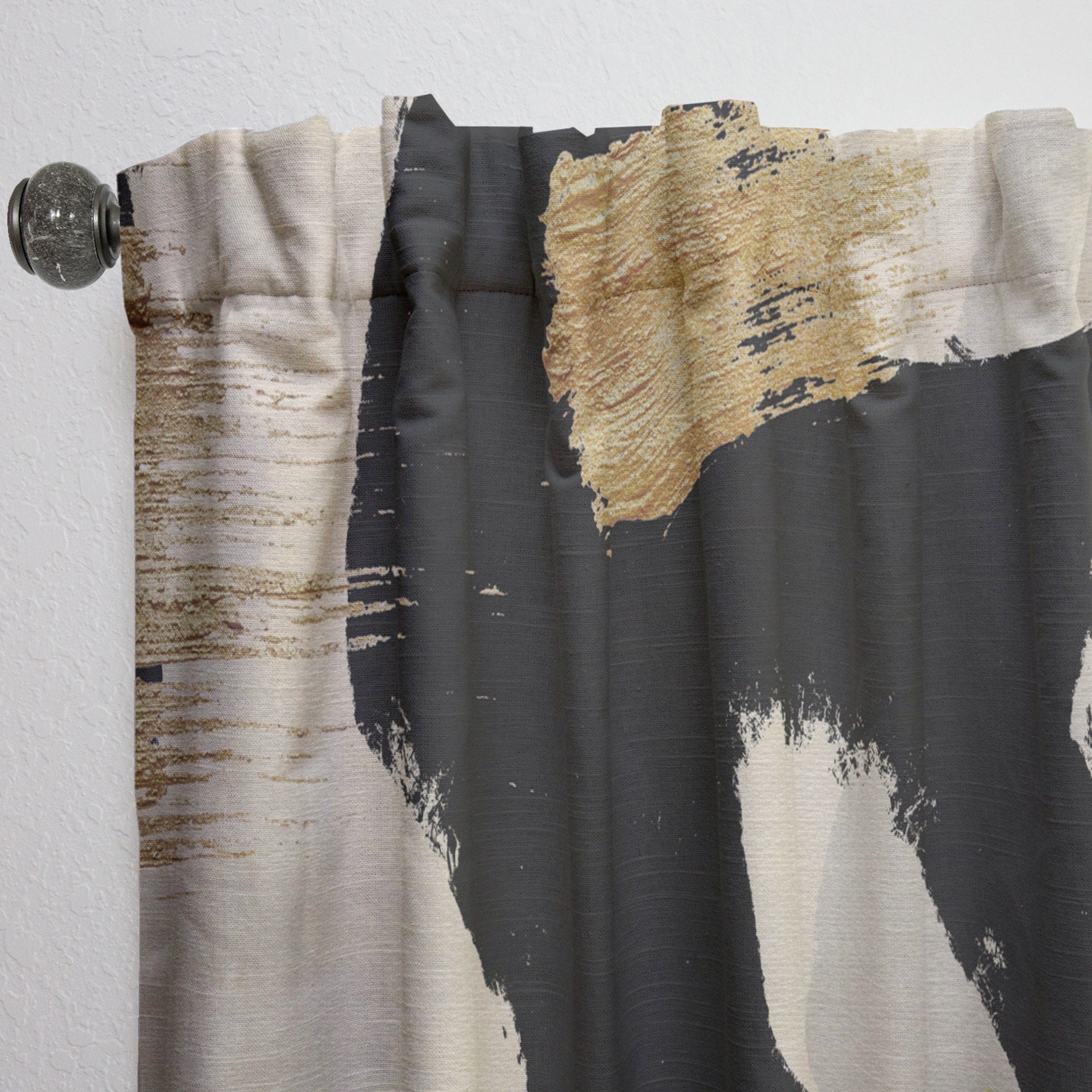 Designart 'Glam Collage II' Modern Curtain Single Panel