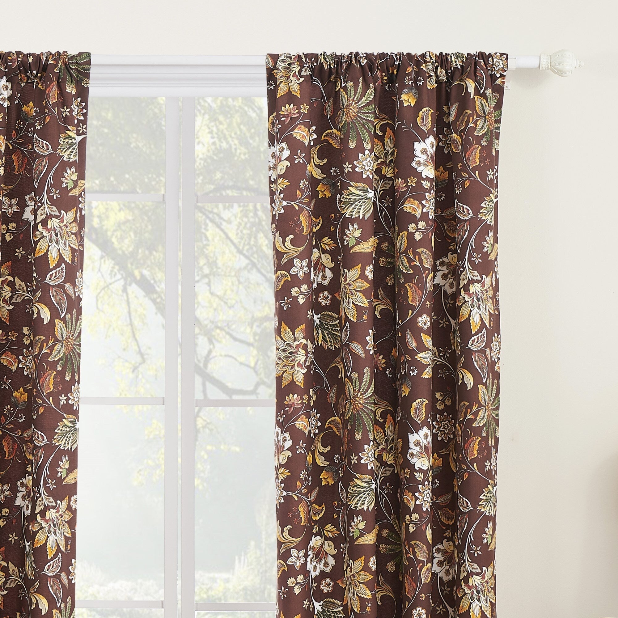 Barefoot Bungalow Audrey Curtain Panel (set of 2) - 84 W x 84 L (inches)