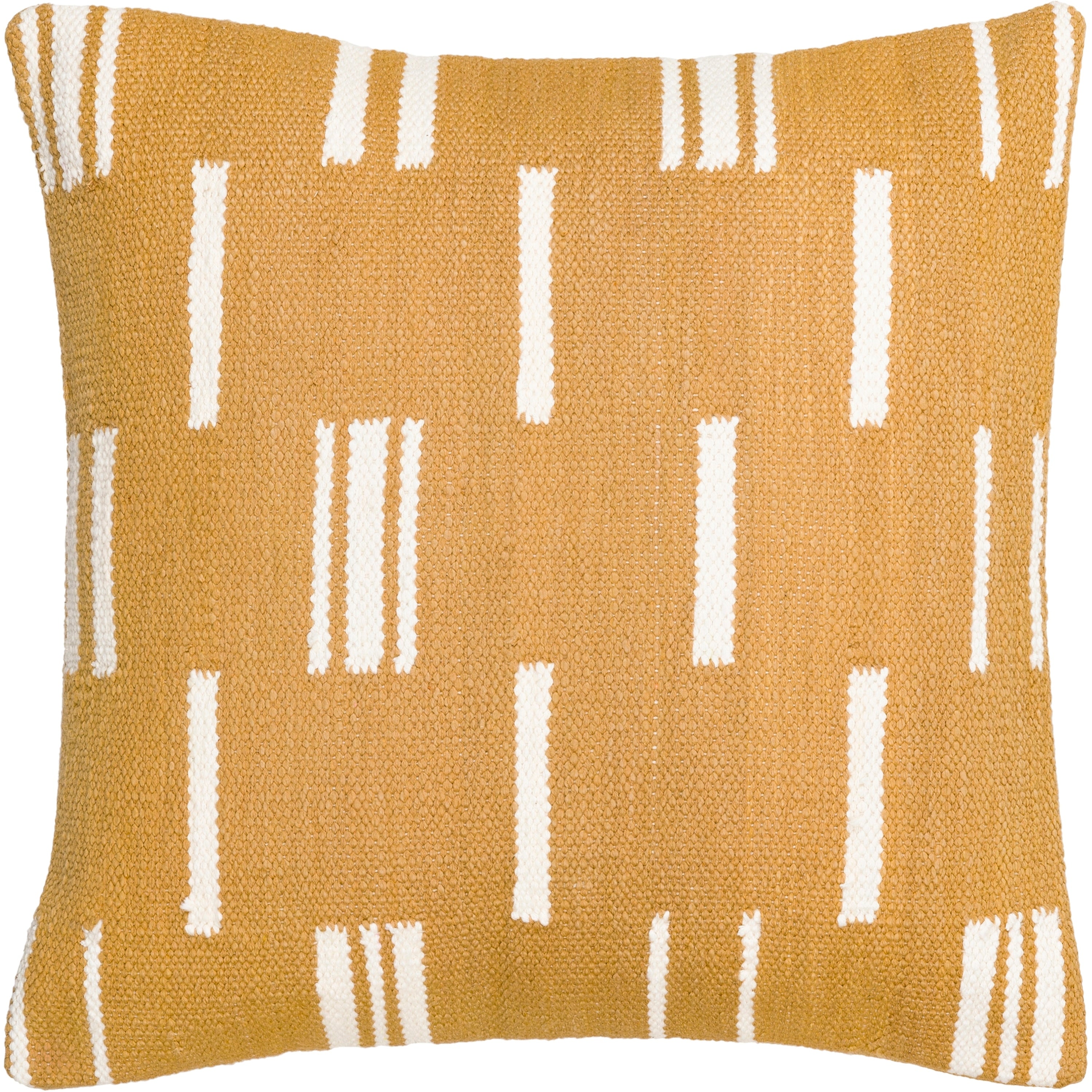 Rhian Broken Stripe Cotton Throw Pillow