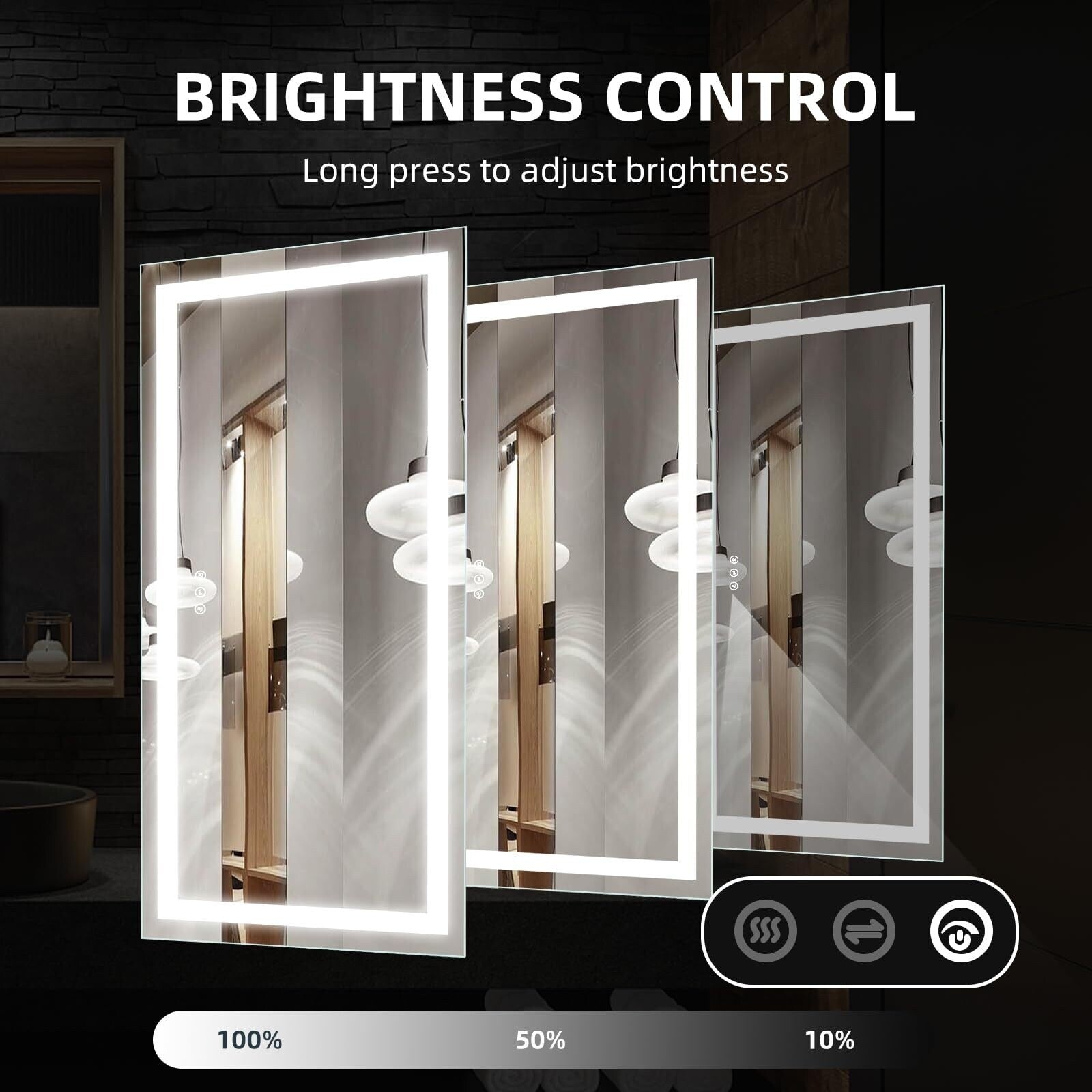 LED Bathroom Mirror with Lights