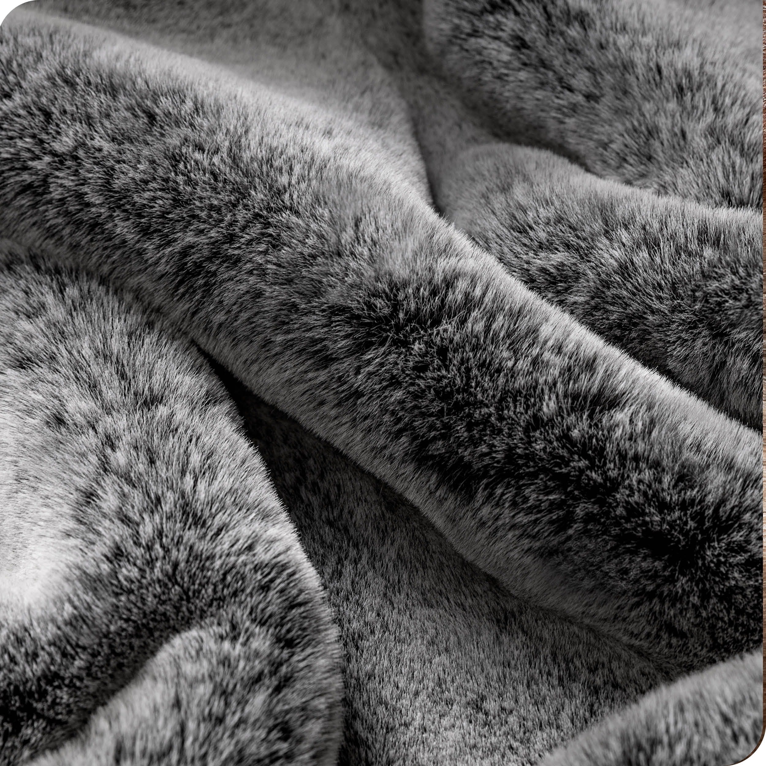 Bare Home Faux Fur Blanket - Ultra-Soft Blanket - Luxurious Fuzzy Warm