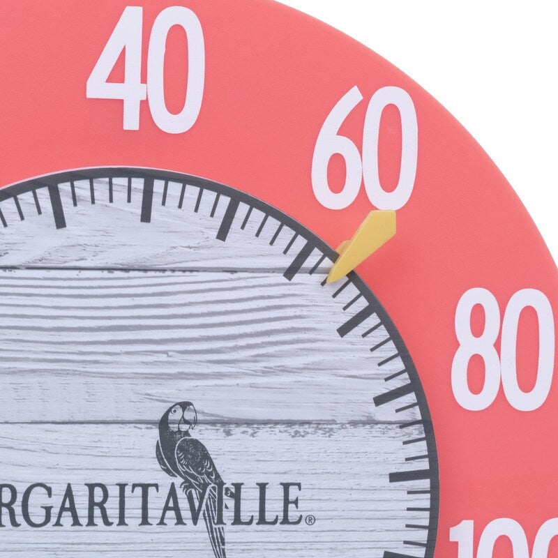 La Crosse 104-120MV1 8 Margaritaville Salmon Round Dial Thermometer