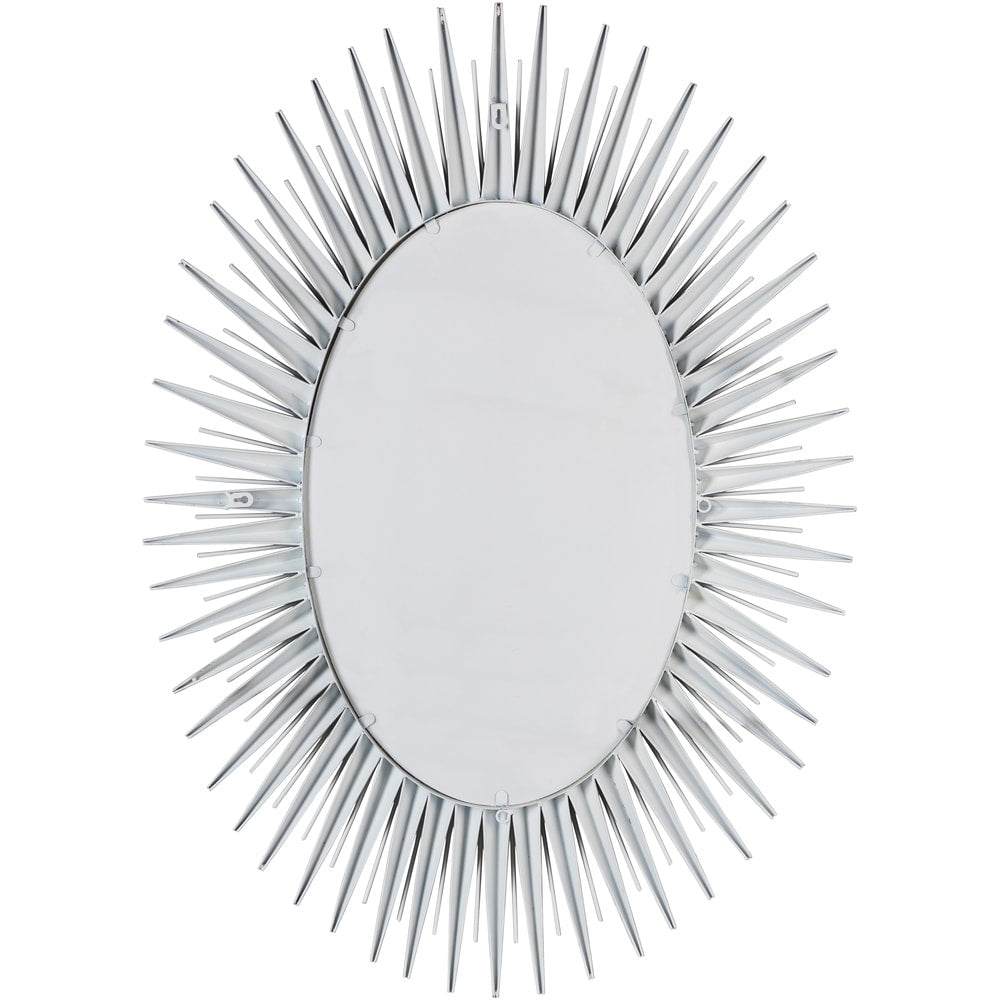 Haley Sunburst Oval Accent Mirror - 30 x 42