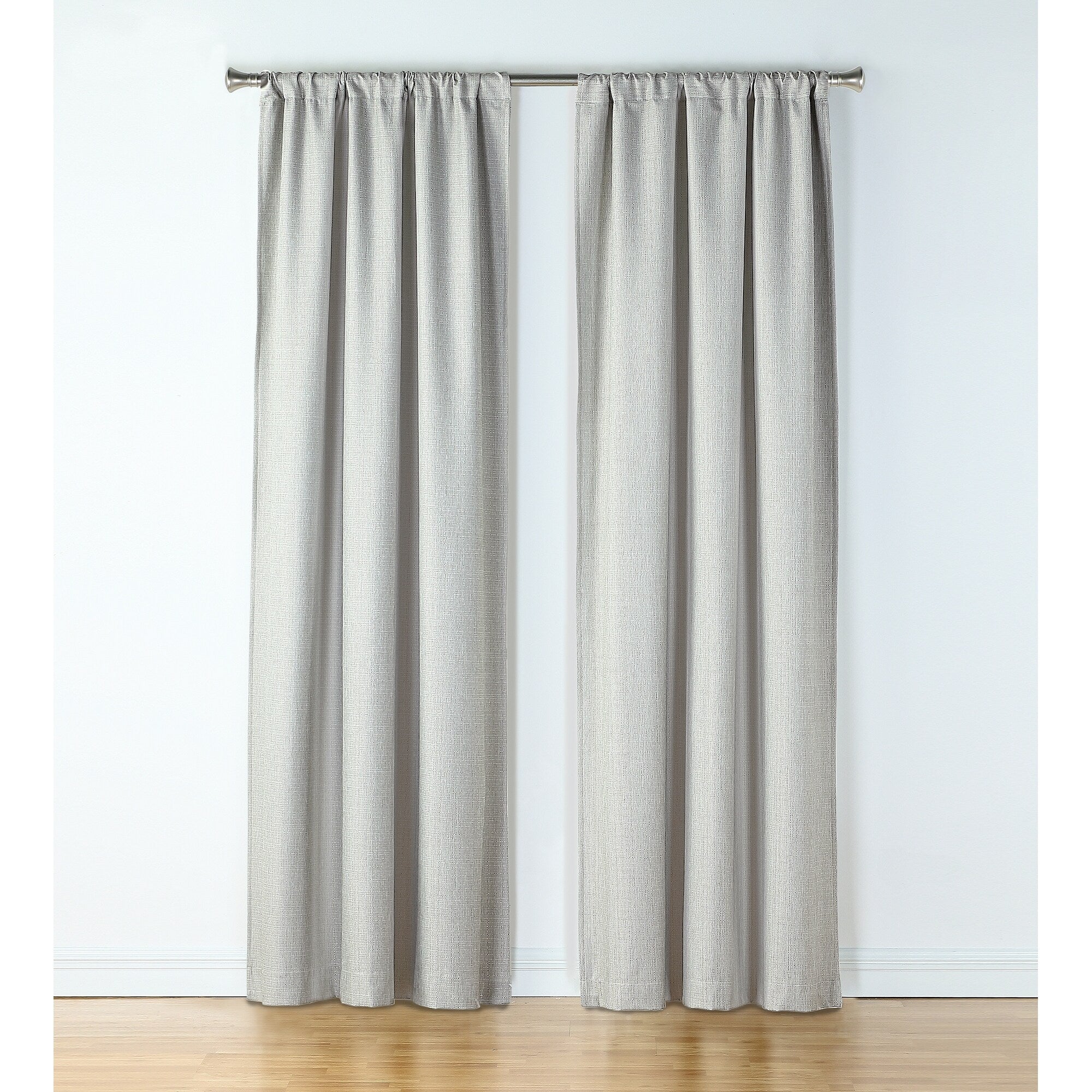 B.Smith Recycled Textured Total Blackout Curtain, 2 Panels