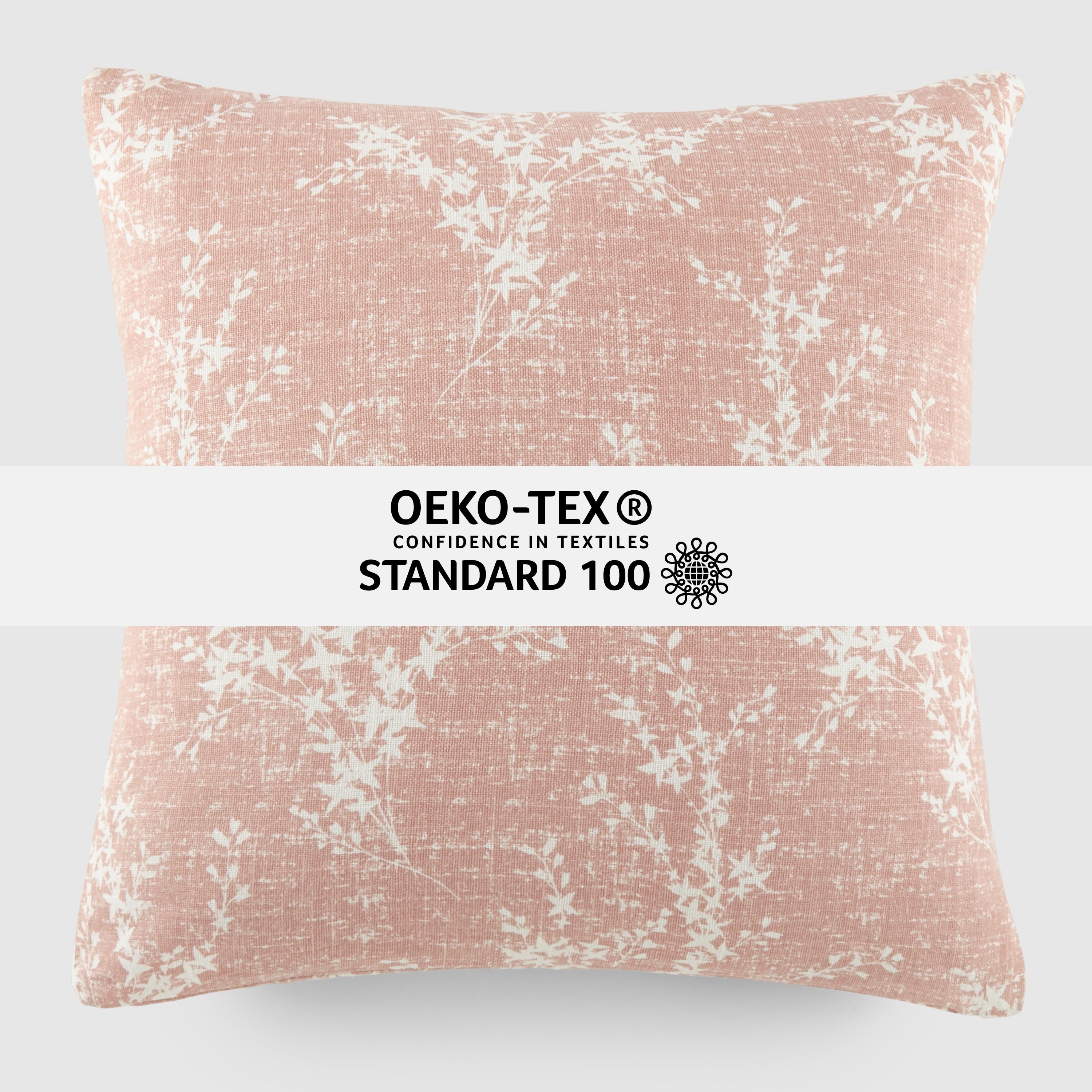 Elegant Patterns Cotton Decor Throw Pillow in Willow