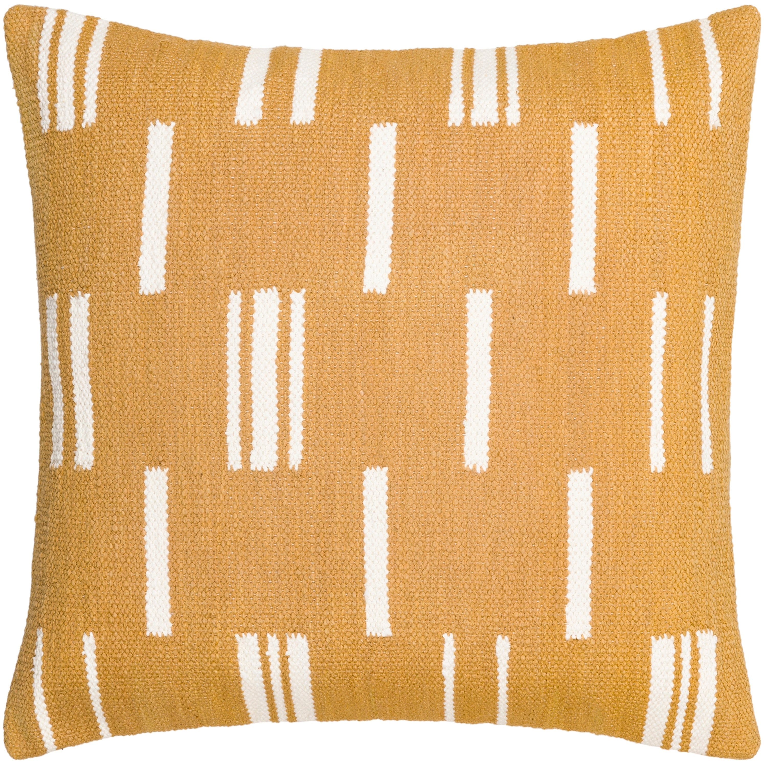 Rhian Broken Stripe Cotton Throw Pillow