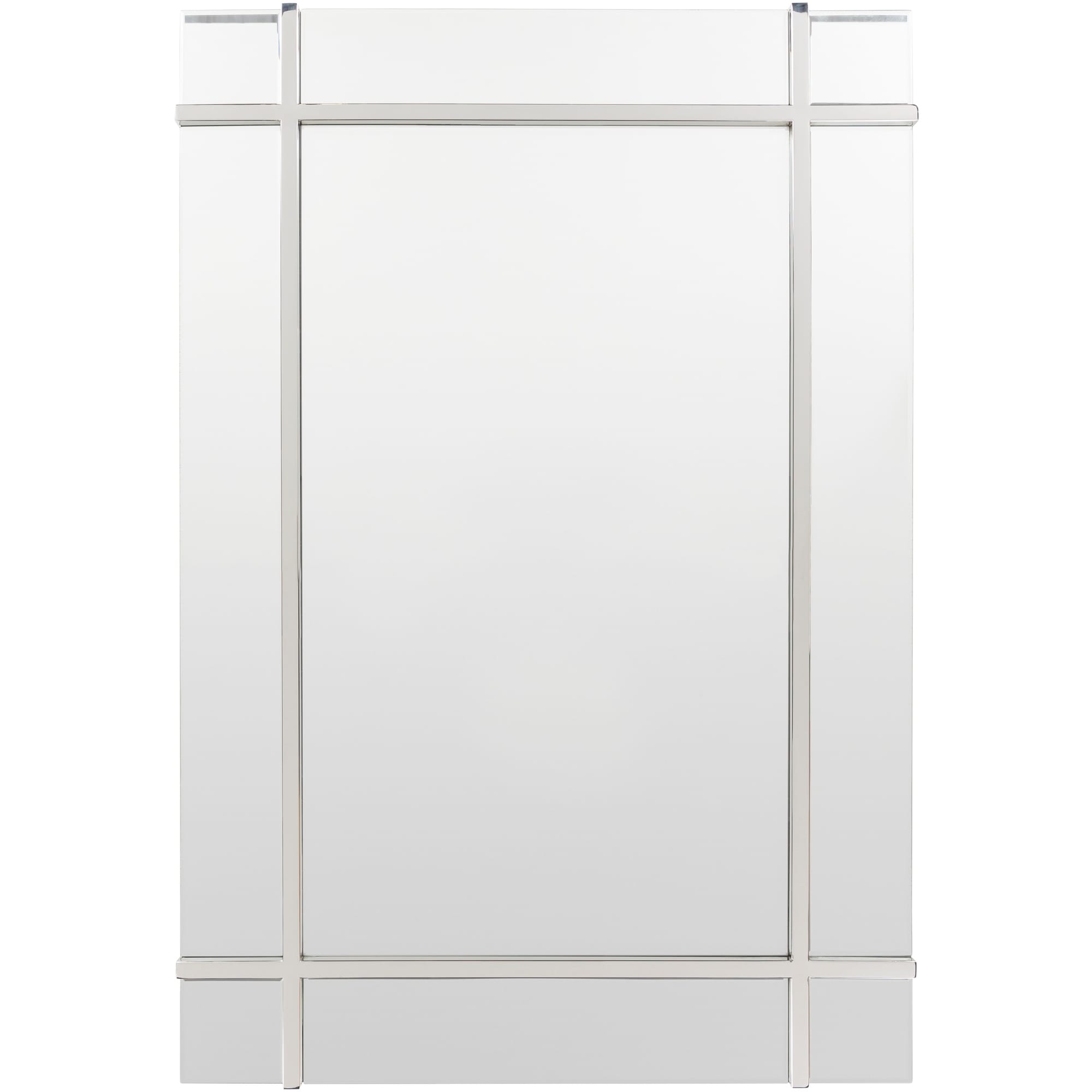 Emiliano Silver Wall Mirror - 33 x 48