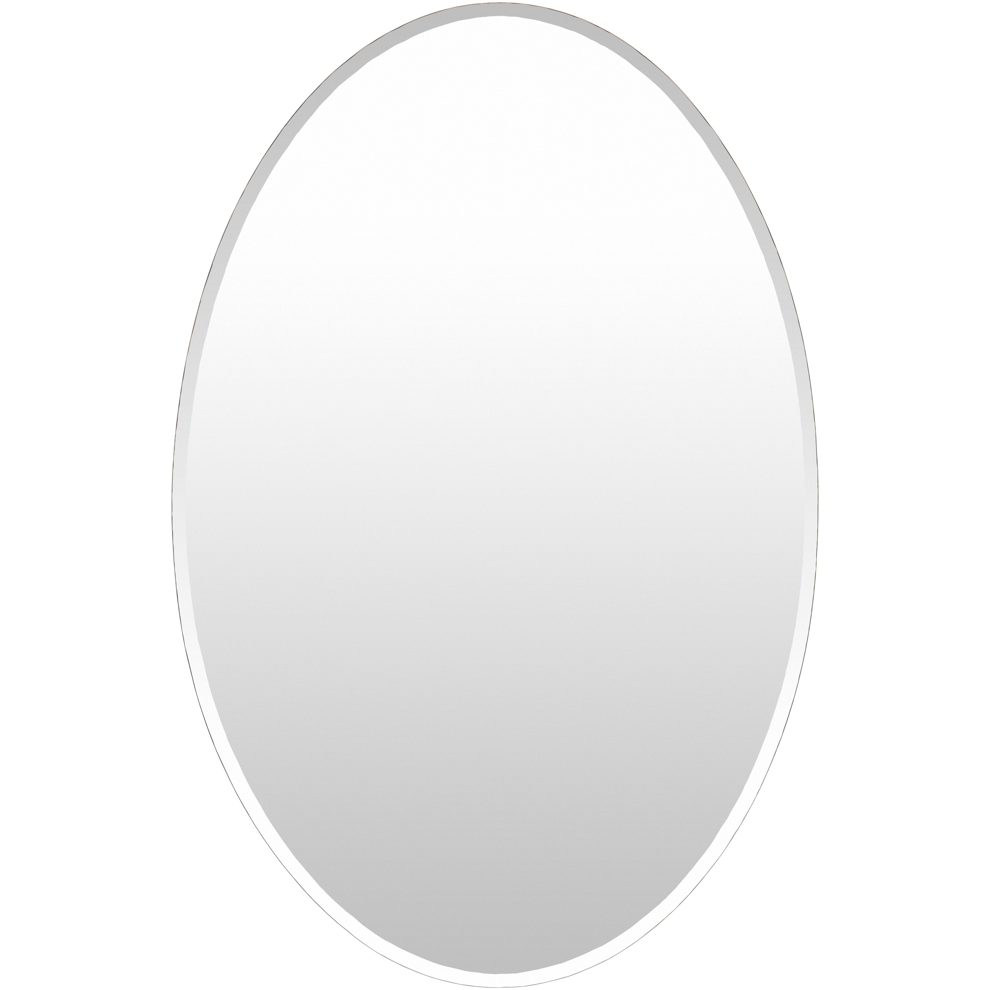 Artistic Weavers Ai Modern Beveled Oval Mirror