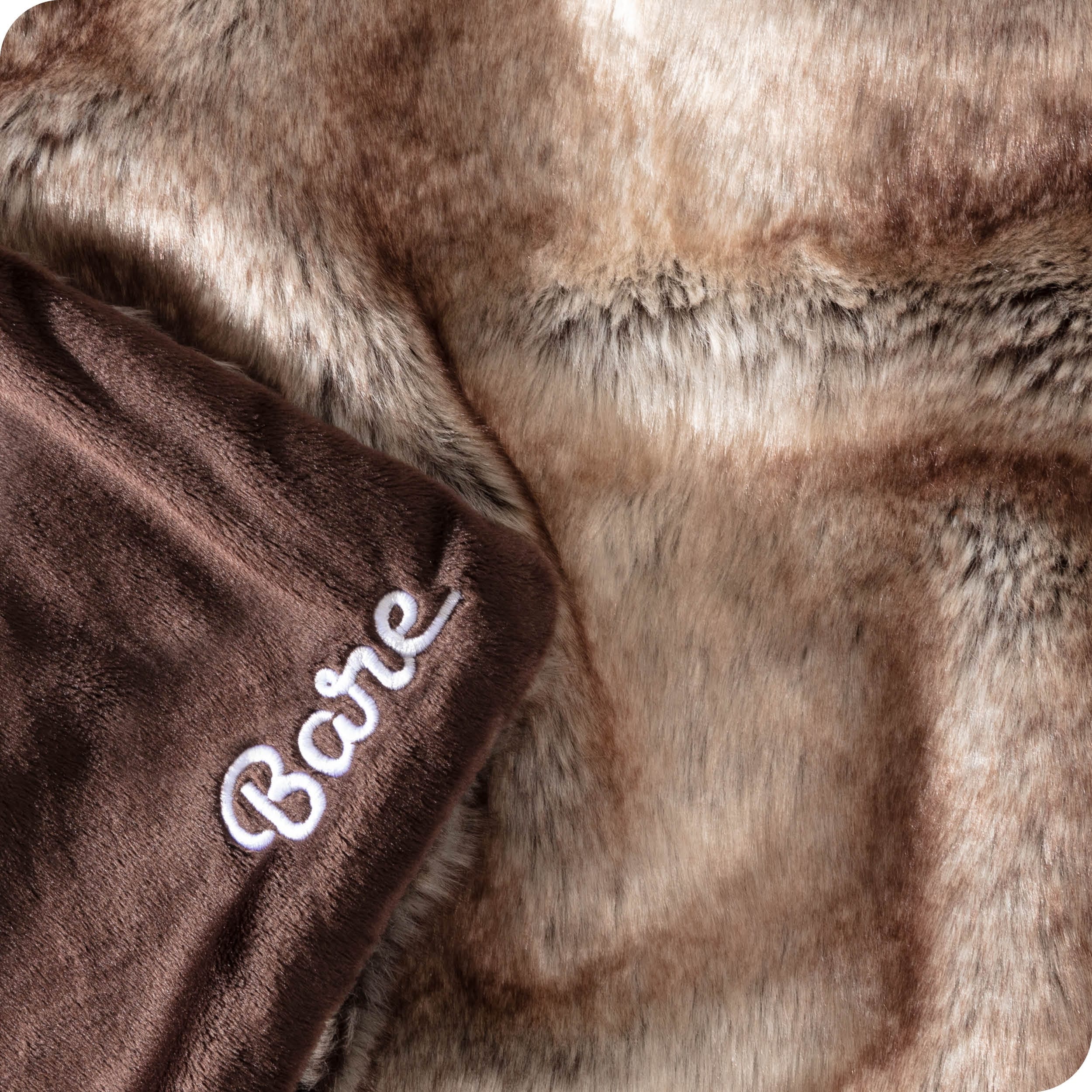 Bare Home Faux Fur Blanket - Ultra-Soft Blanket - Luxurious Fuzzy Warm