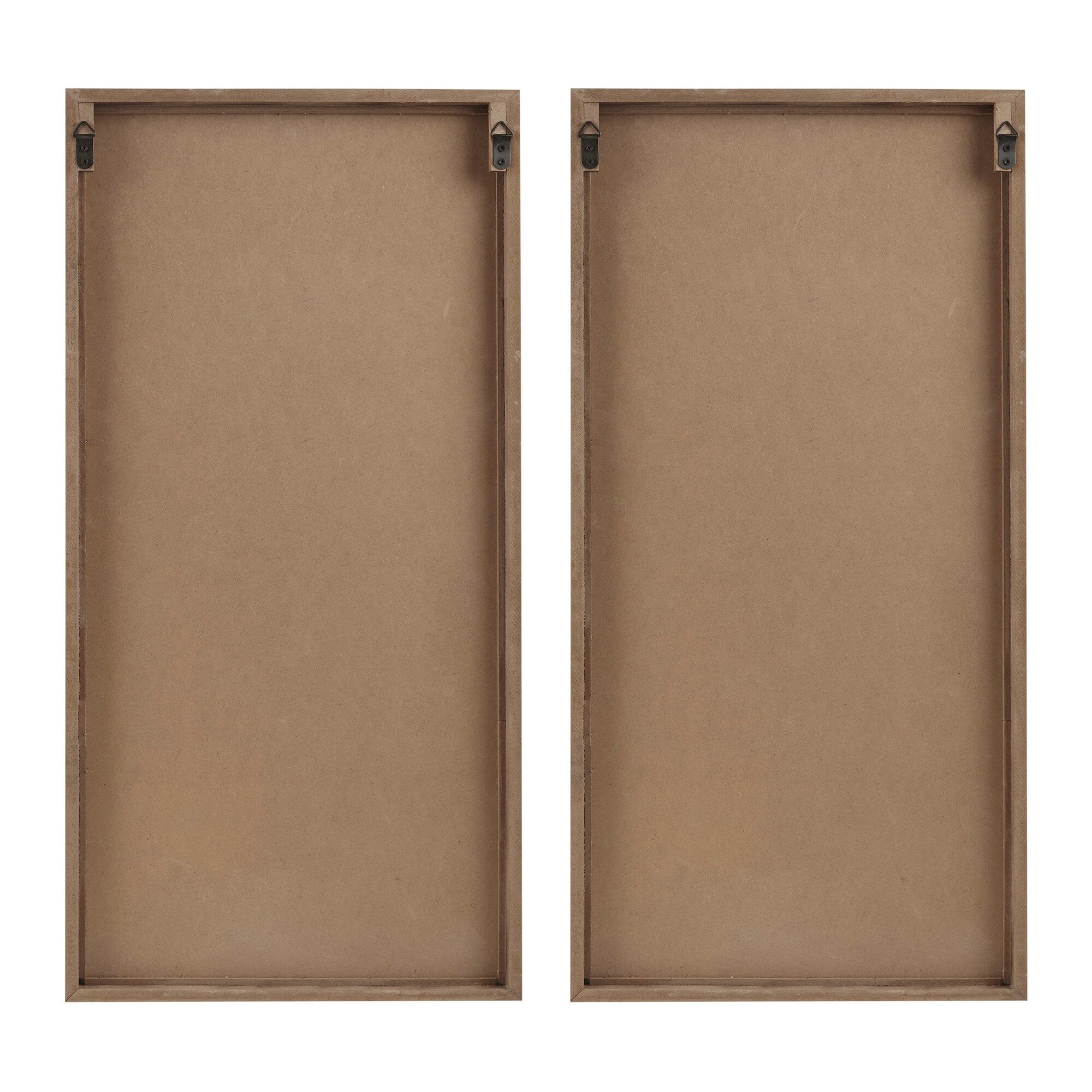 Madison Park Birch Palms Two-tone Wood Panel Wall Décor (Set of 2)