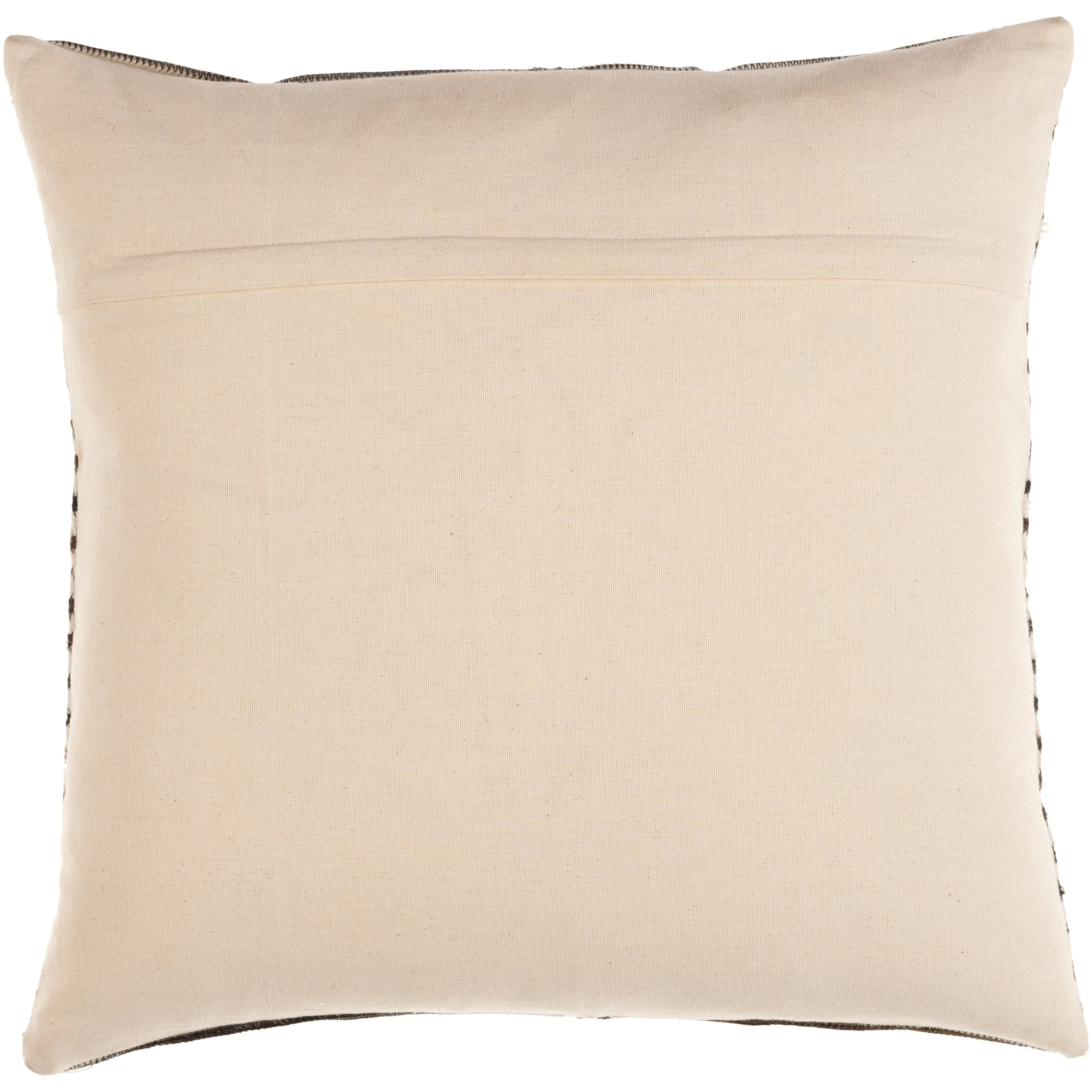 Roberte Striped Hair on Hide Contemporary Throw Pillow