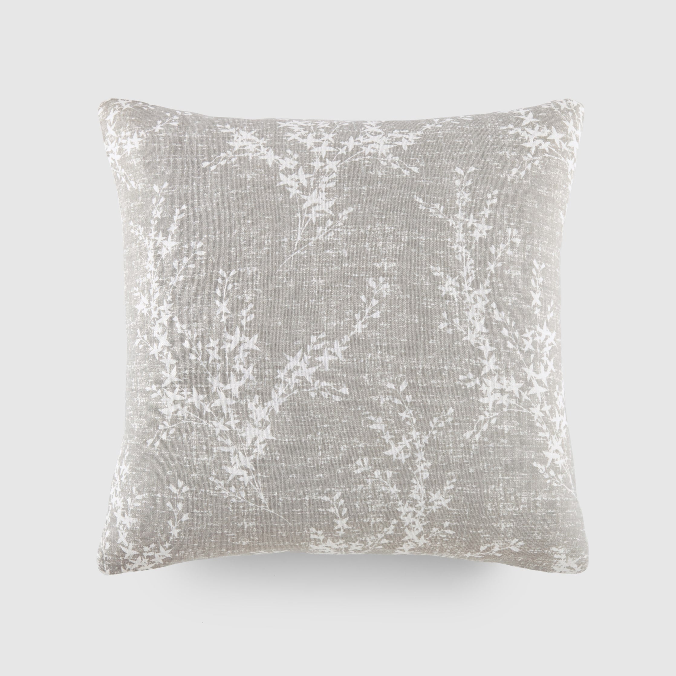 Elegant Patterns Cotton Decor Throw Pillow in Willow