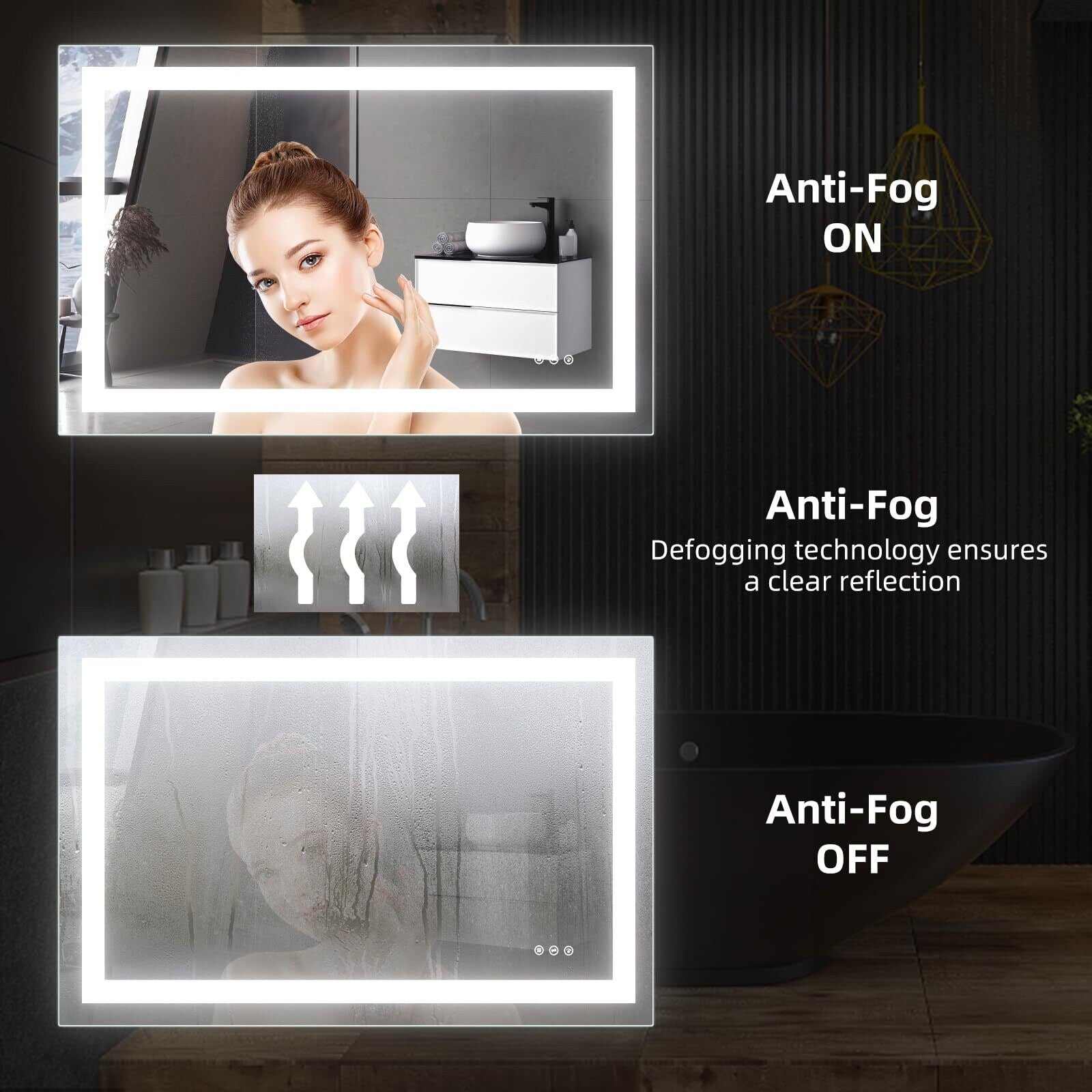 LED Bathroom Mirror with Lights