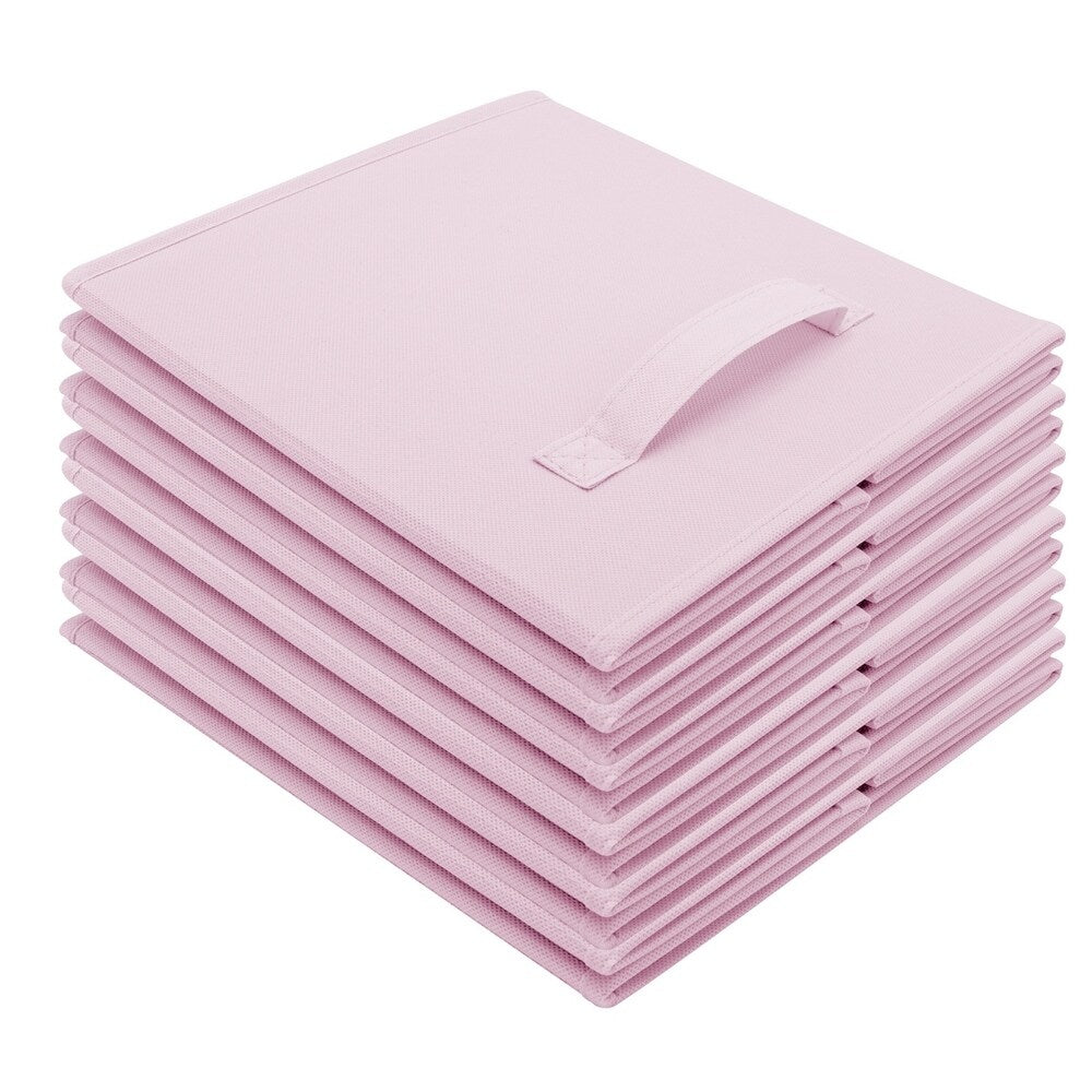 Foldable Storage Cubes - 6 Pack, Pastel Pink