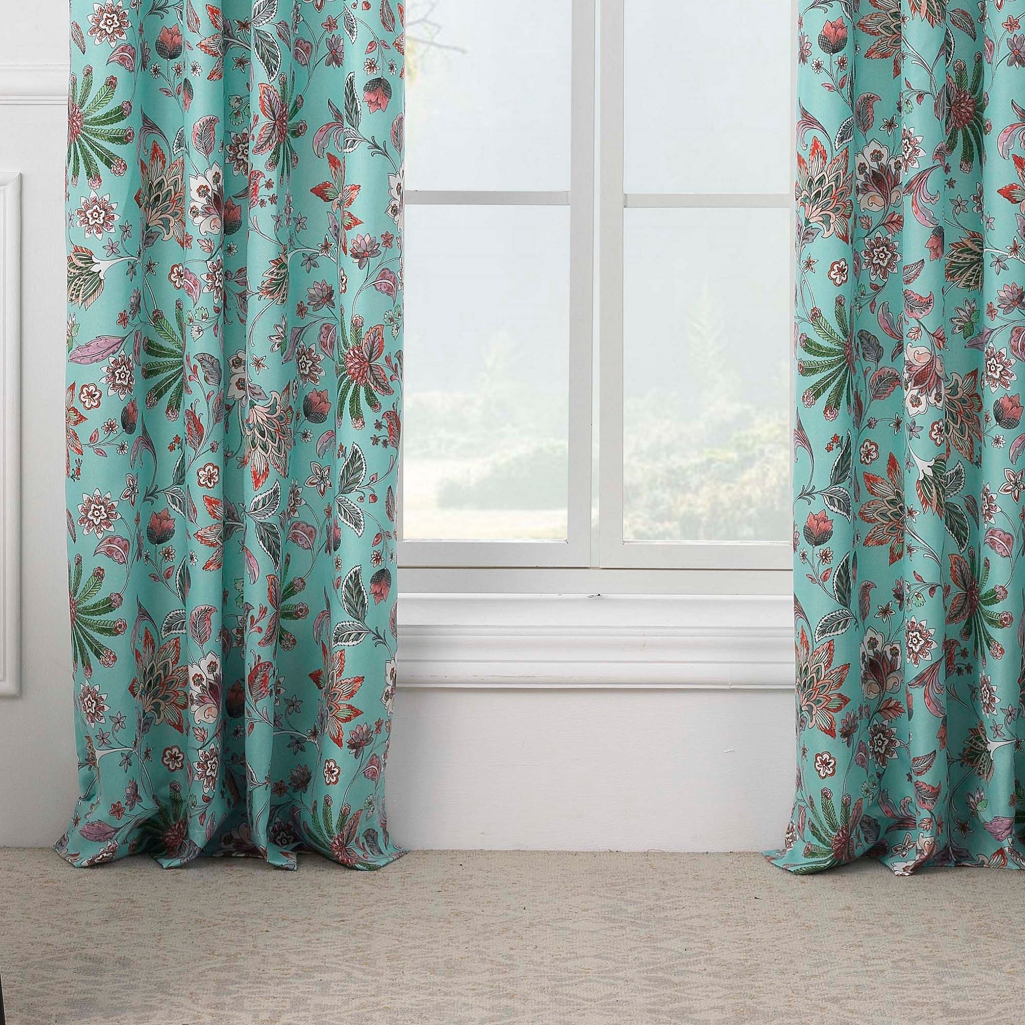 Barefoot Bungalow Audrey Curtain Panel (set of 2) - 84 W x 84 L (inches)