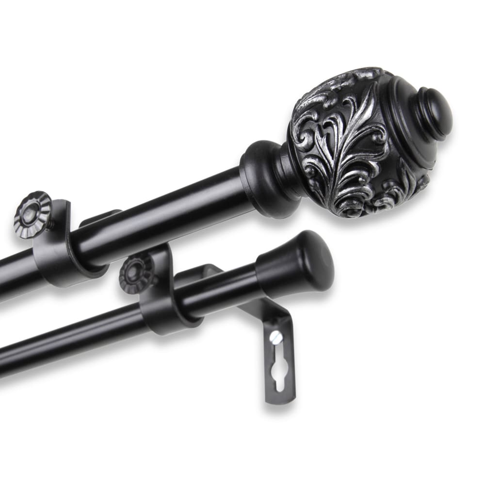 InStyleDesign Tova Adjustable Double Curtain Rod