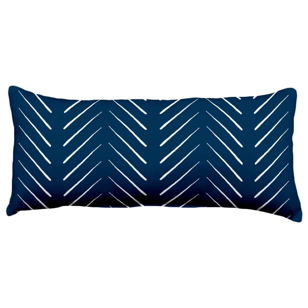 Chevron Columns Double Sided Pillow