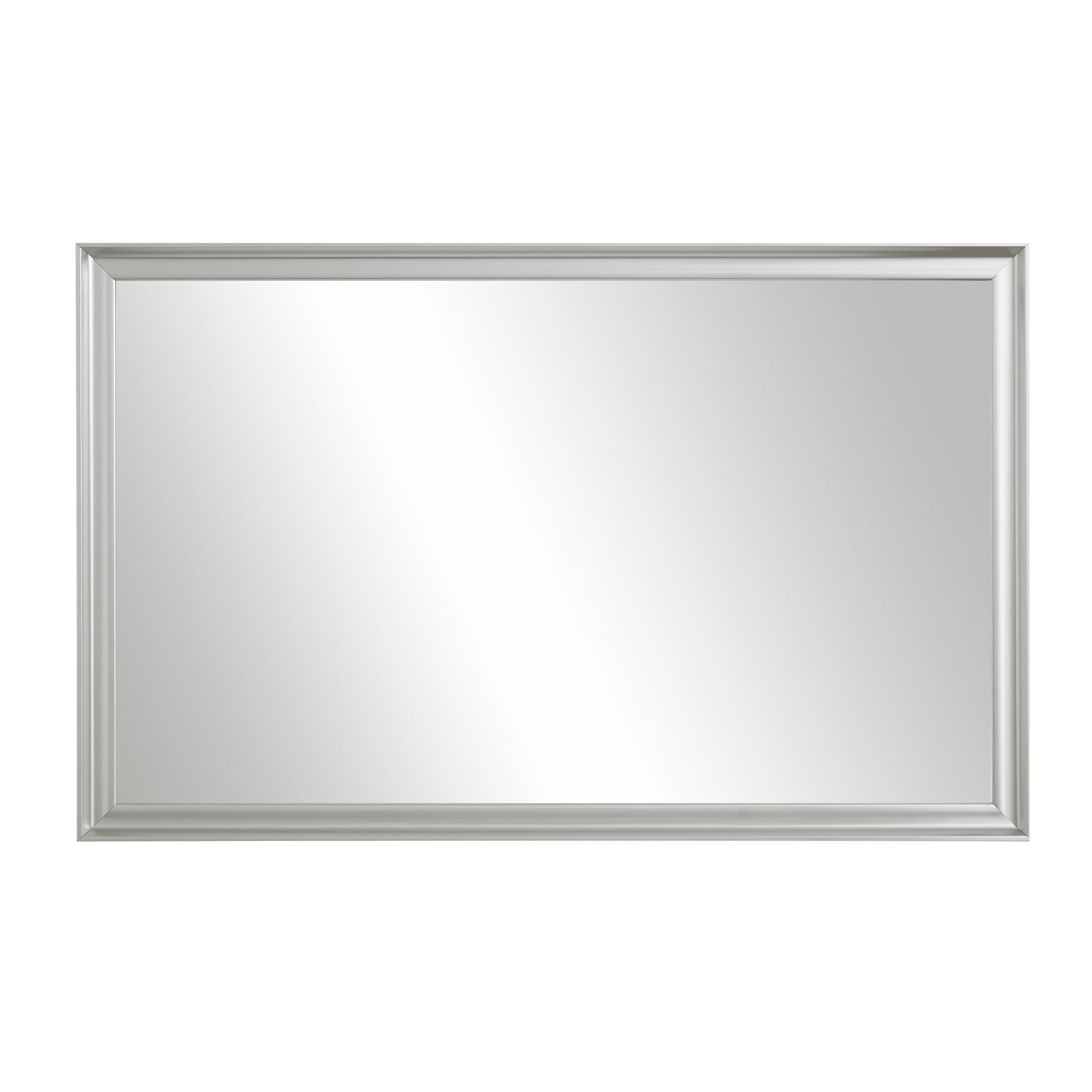 Geneva Silver Framed Vanity Mirror