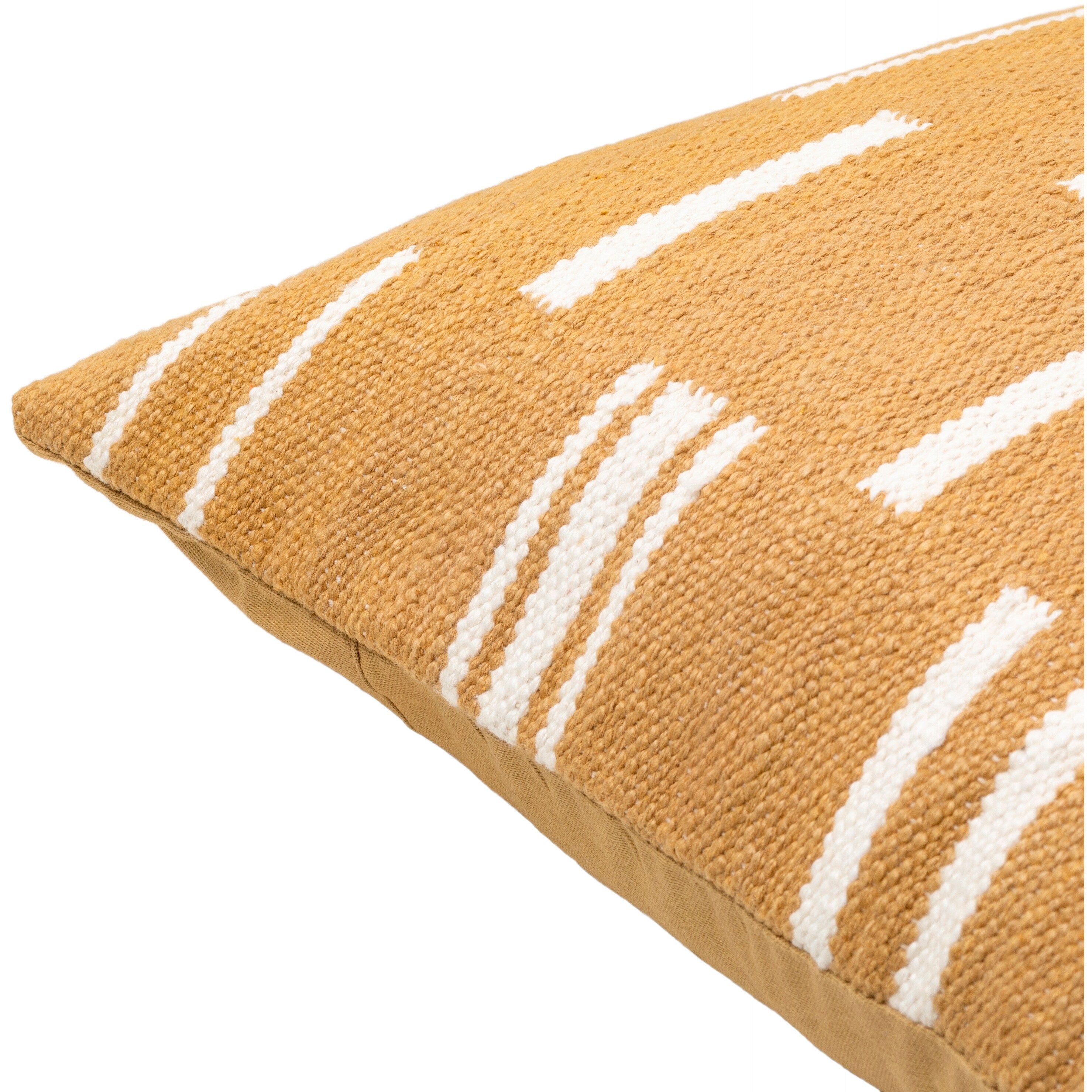 Rhian Broken Stripe Cotton Throw Pillow