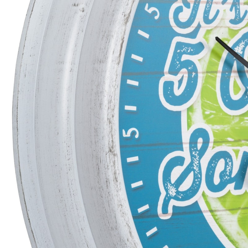 La Crosse 15.75 Margaritaville Outdoor Wall Clock w Temp