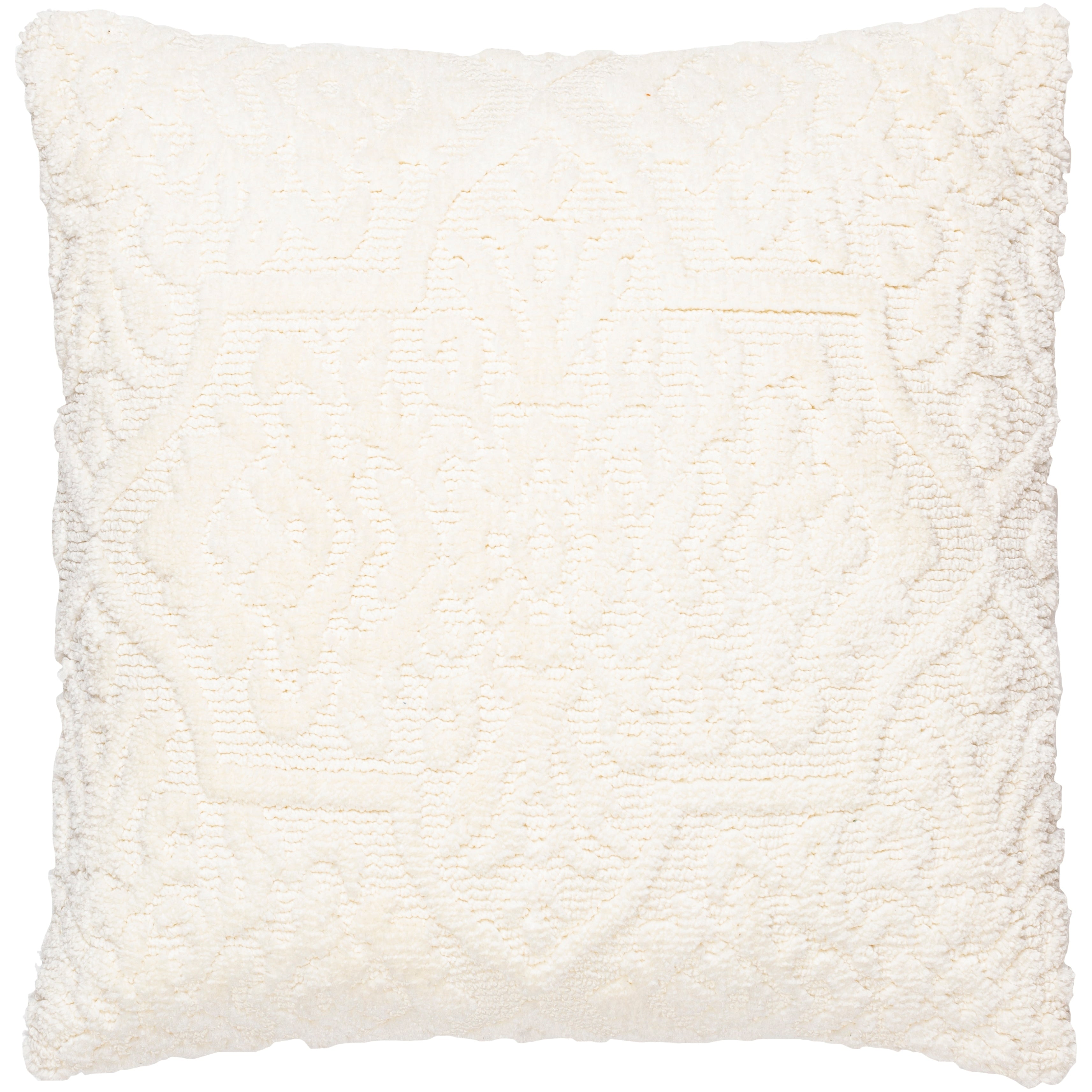 Mahira Textured Pattern Solid Color Throw Pillow