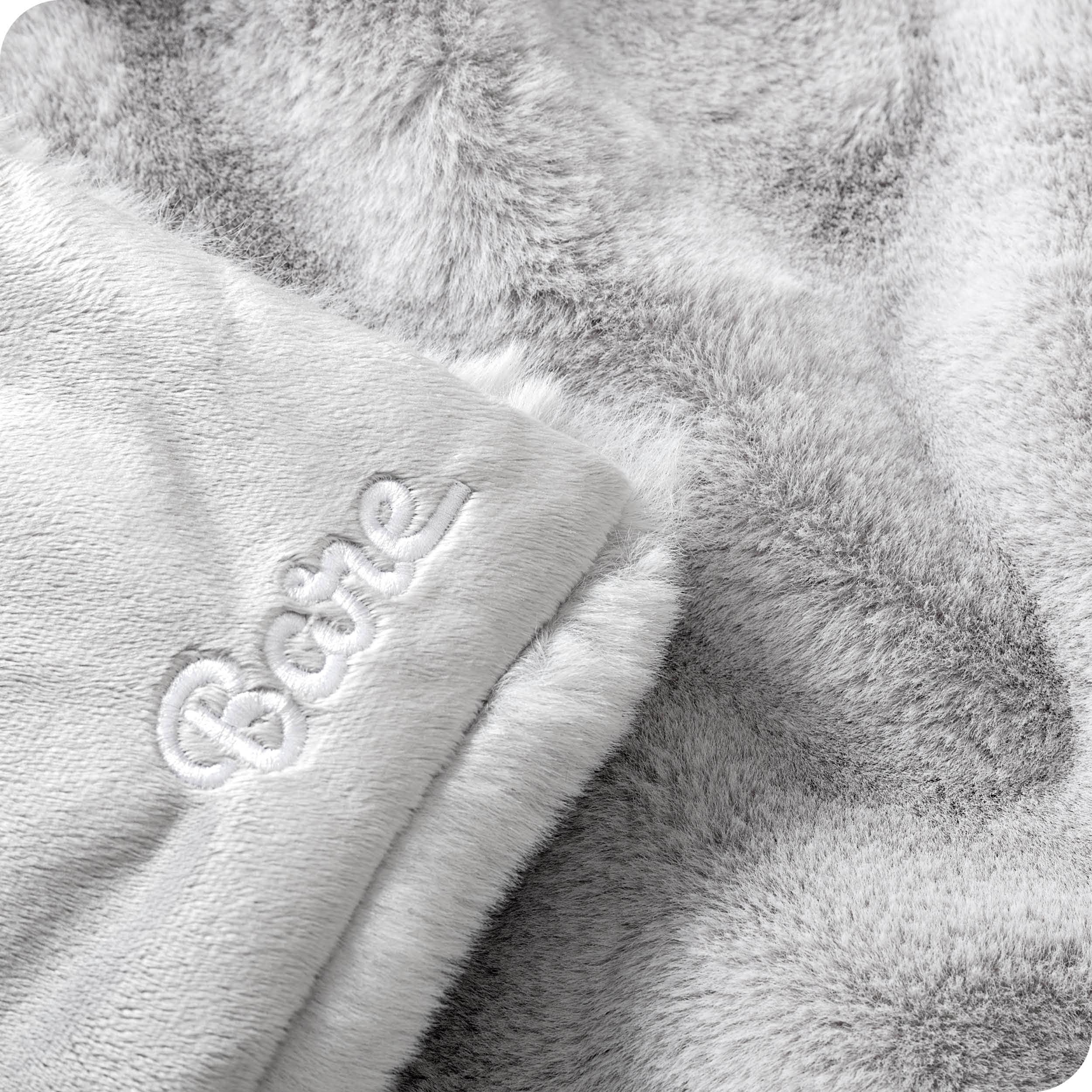 Bare Home Faux Fur Blanket - Ultra-Soft Blanket - Luxurious Fuzzy Warm