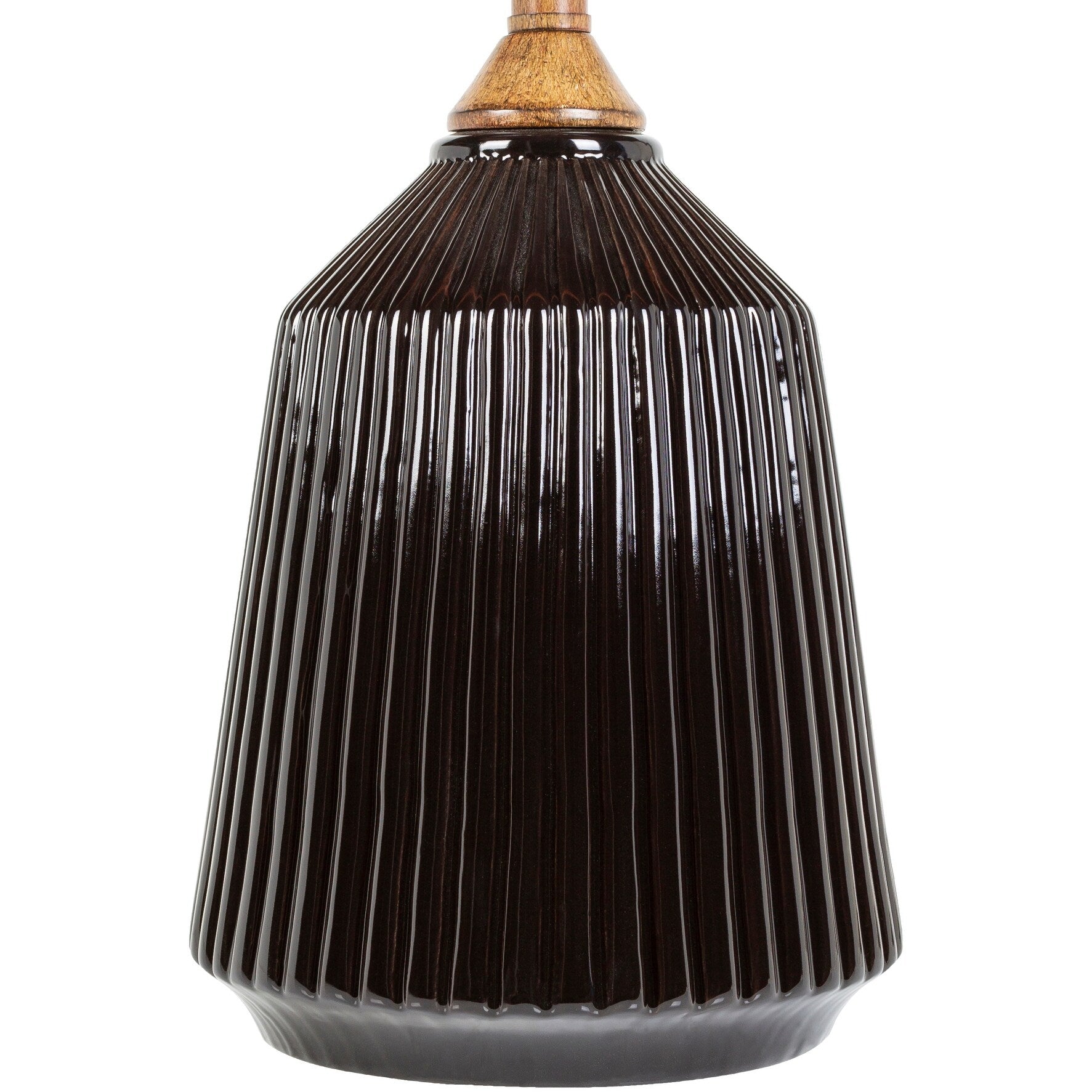 Elesa Modern Ceramic Table Lamp - 26H x 15W x 15D