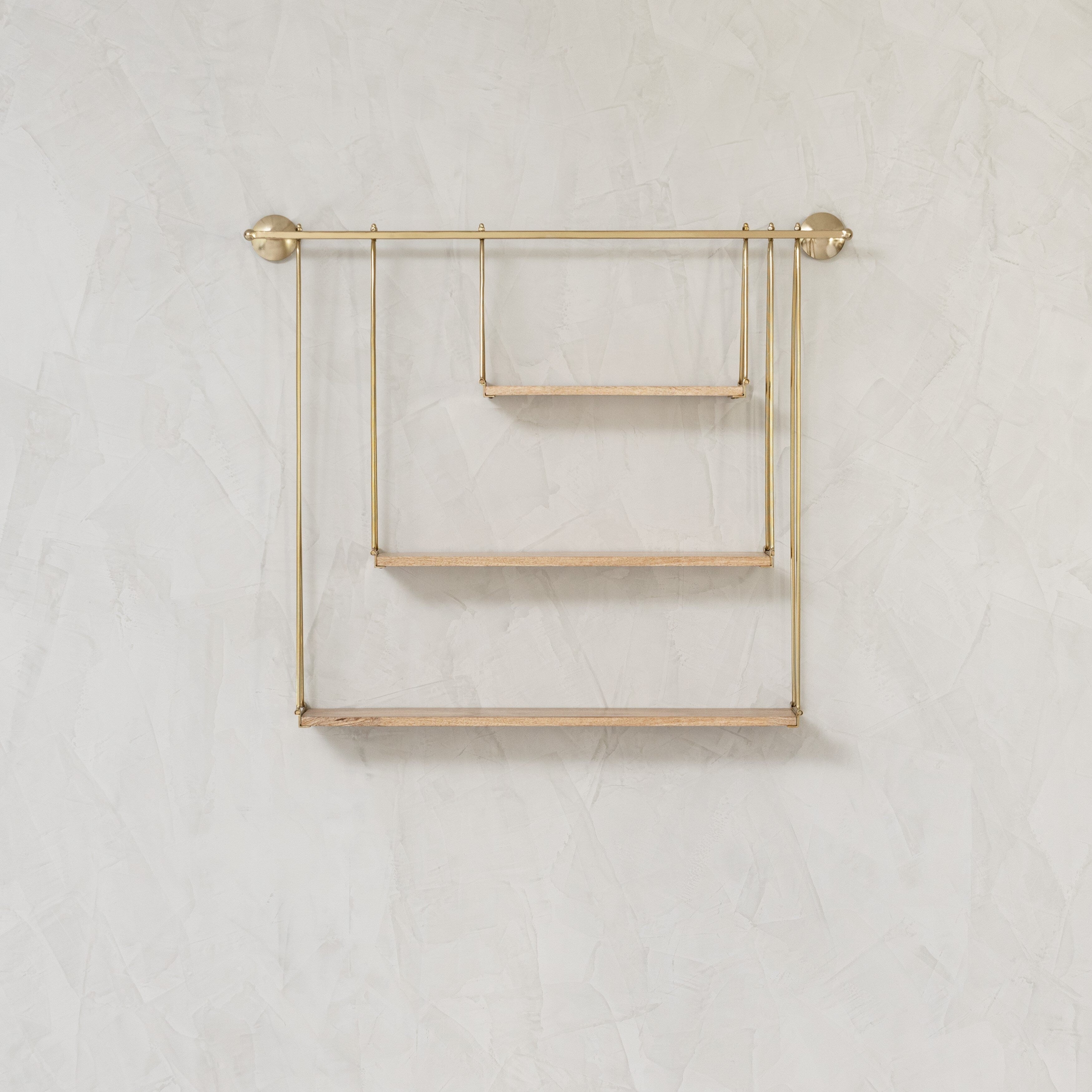 MH London Luna Three Tier Suspended Wall Shelf