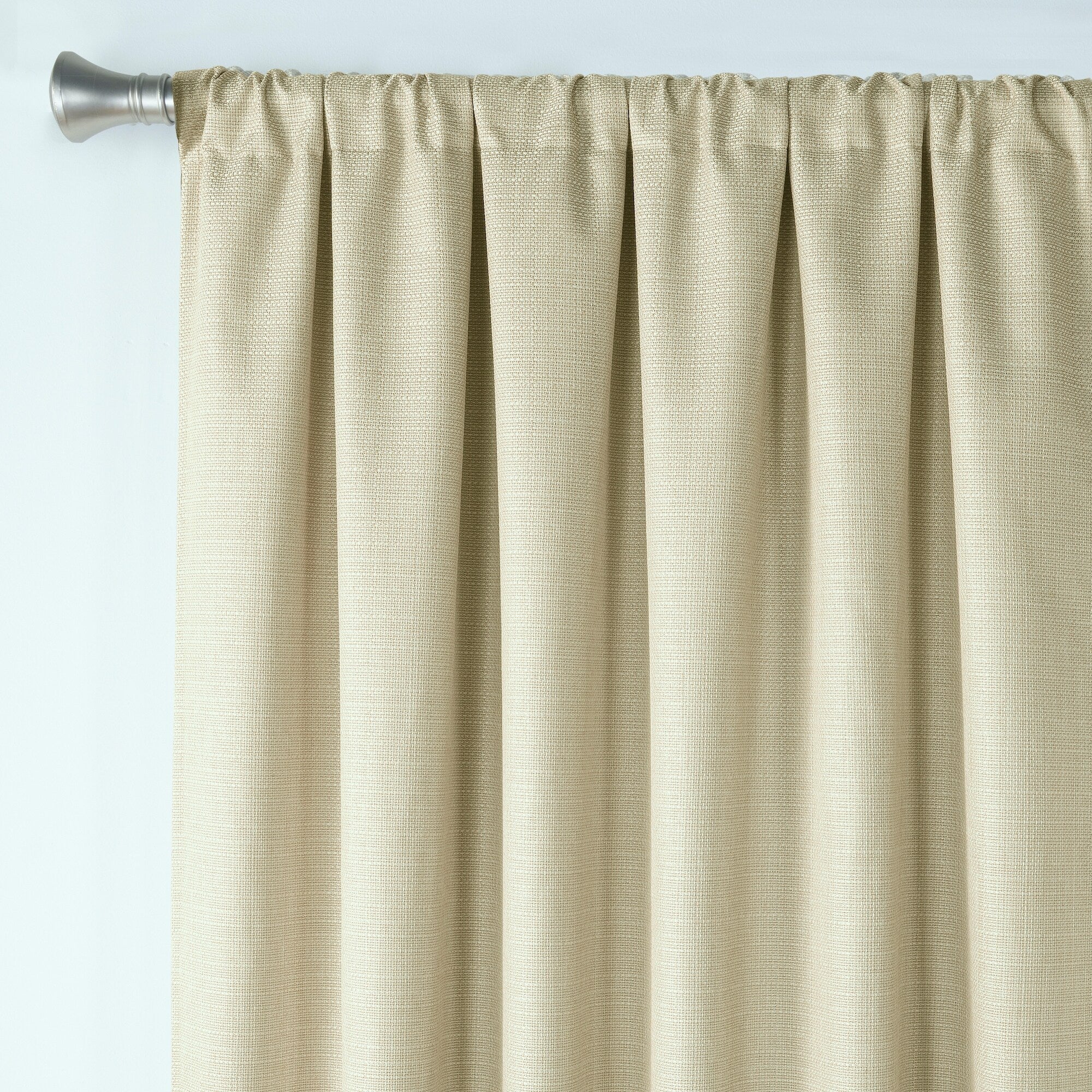 B.Smith Recycled Textured Total Blackout Curtain, 2 Panels