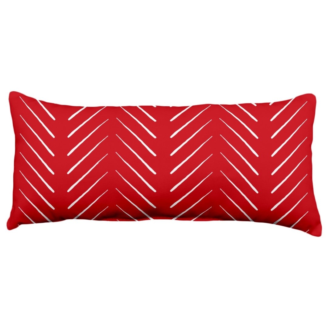 Chevron Columns Double Sided Pillow