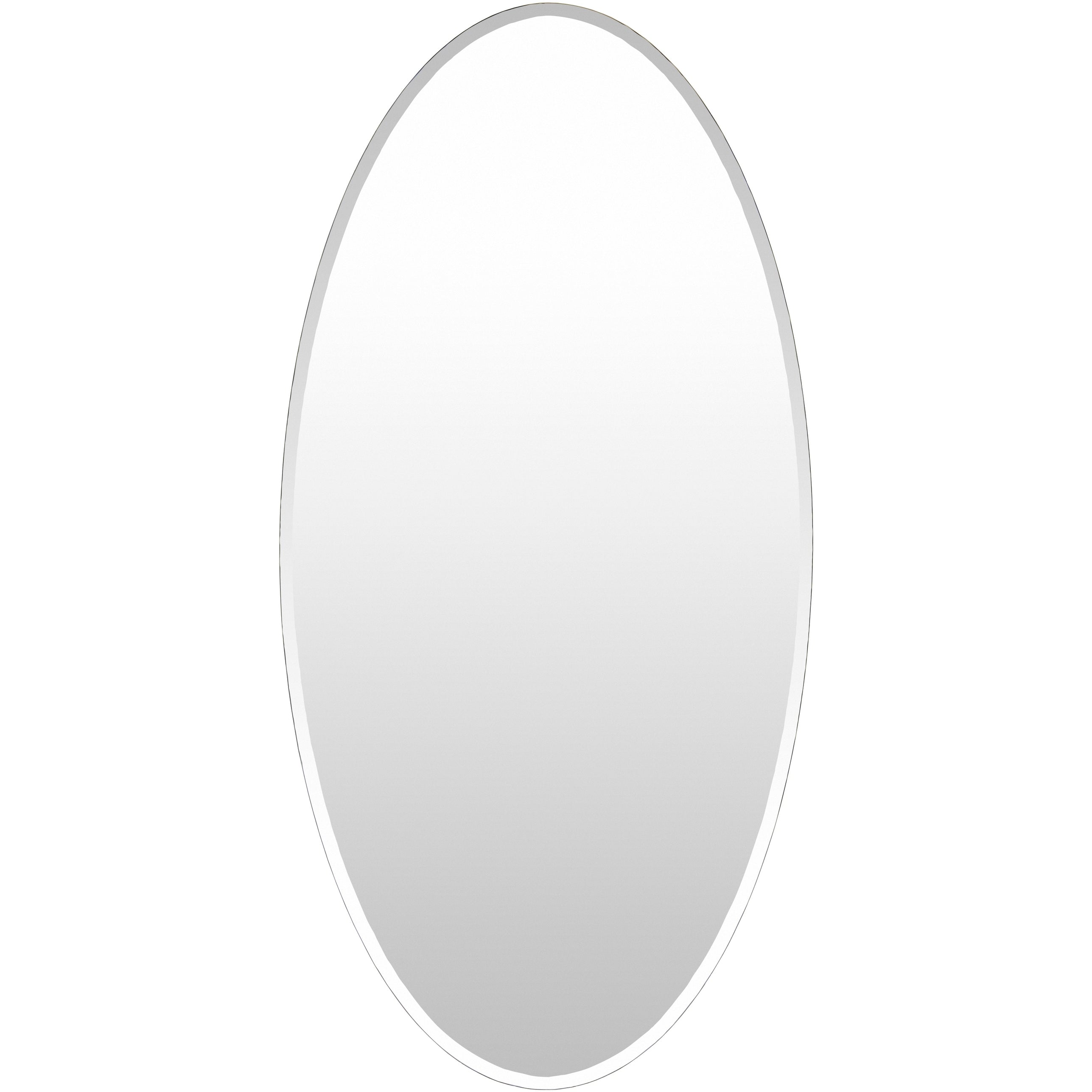 Artistic Weavers Ai Modern Beveled Oval Mirror