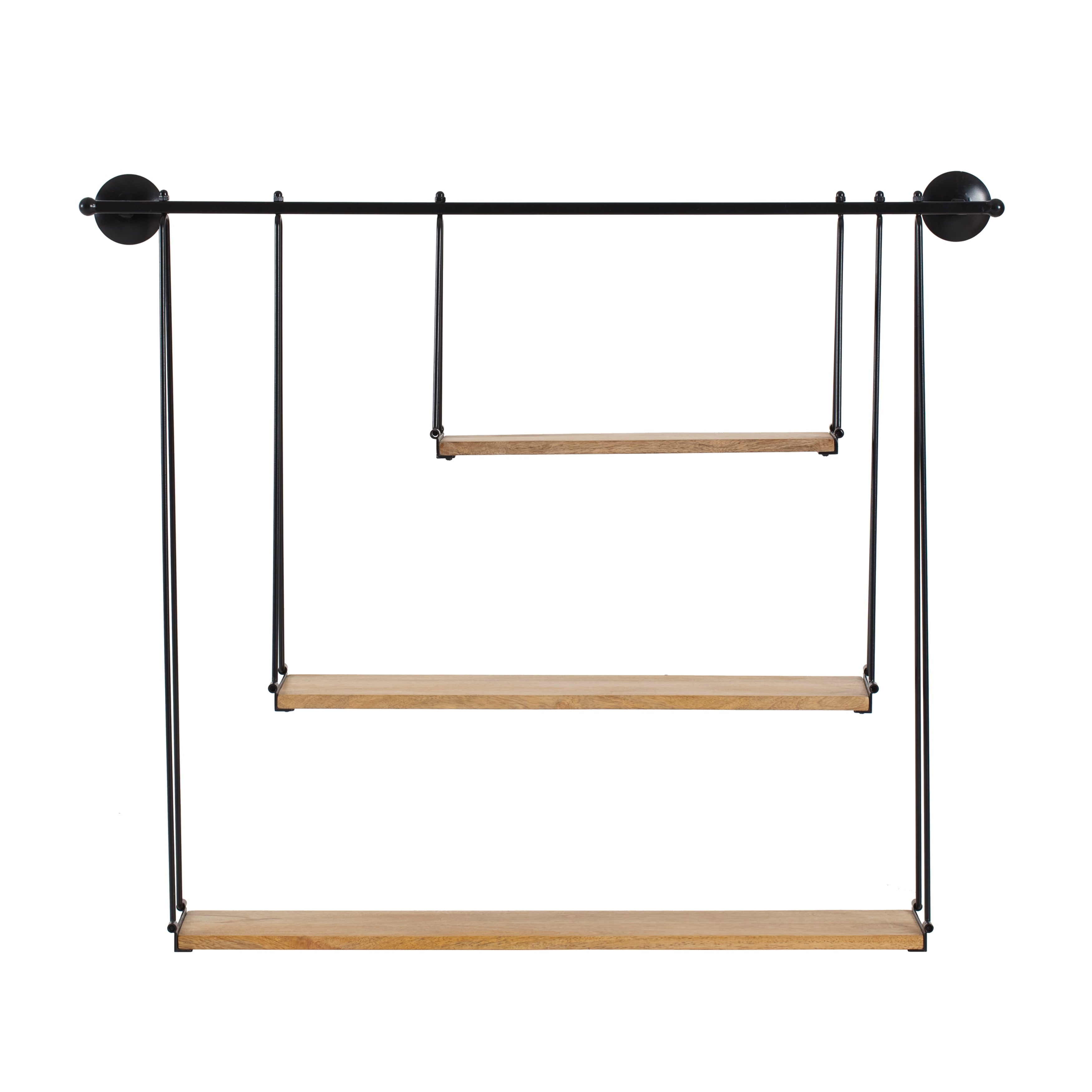 MH London Luna Three Tier Suspended Wall Shelf