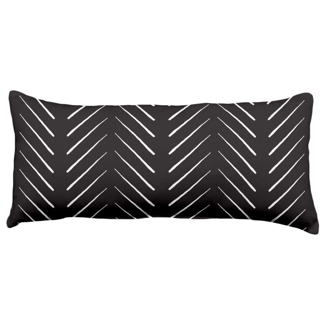 Chevron Columns Double Sided Pillow