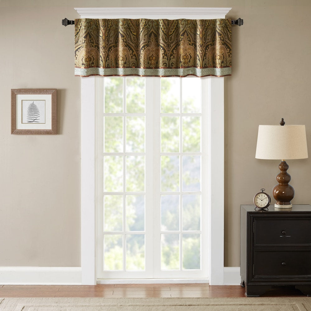 Hampton Hill Canovia Spring Brown Valance