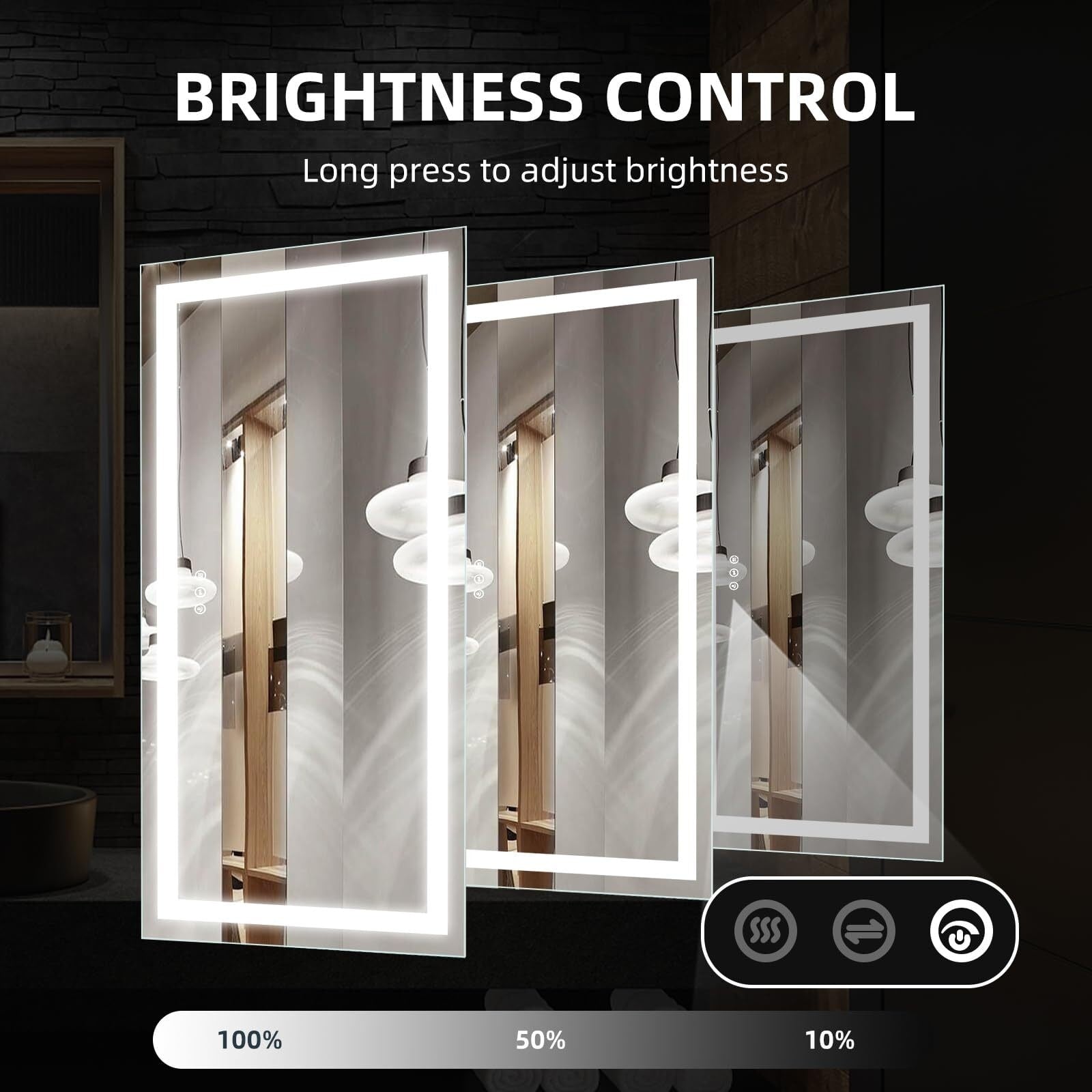 LED Bathroom Mirror with Lights