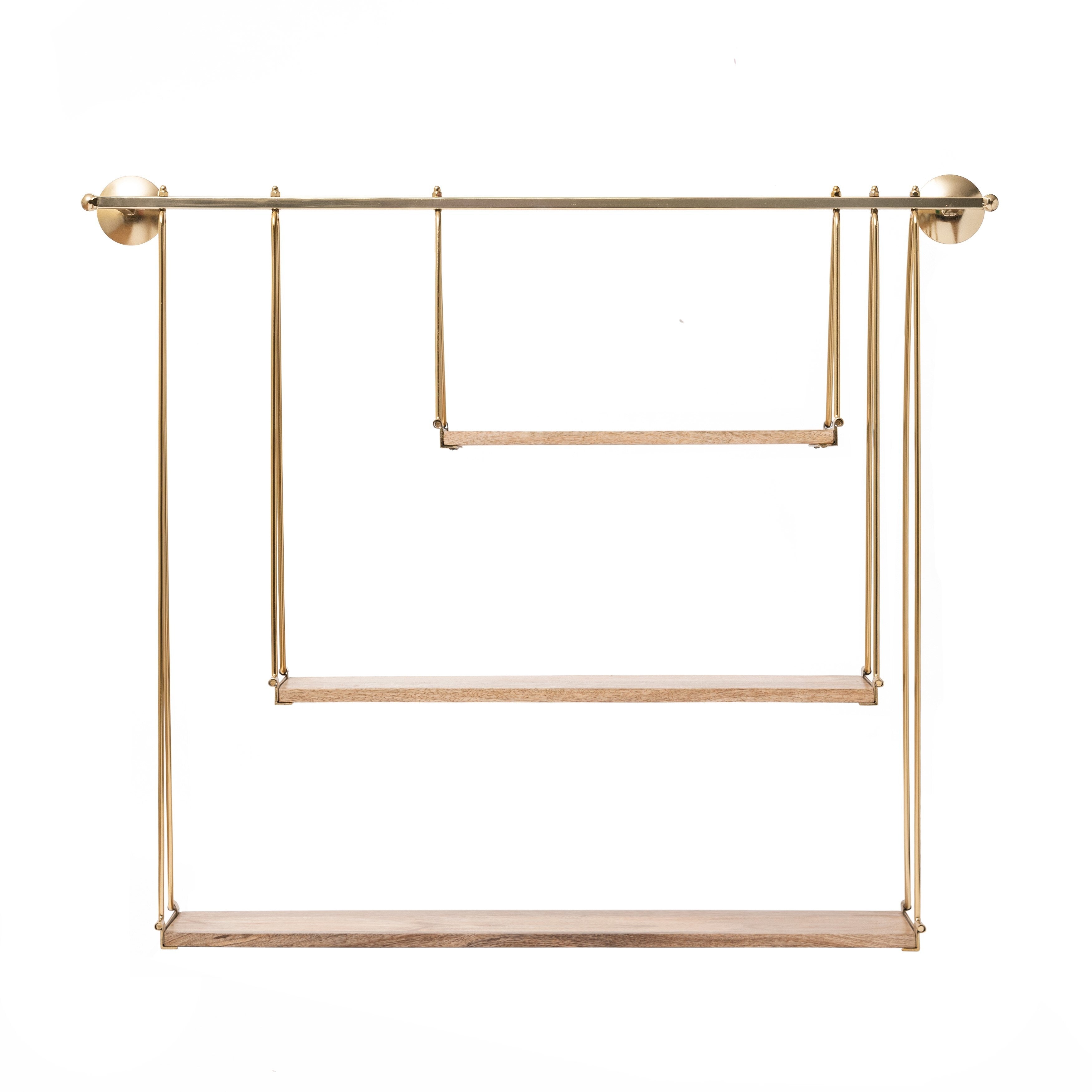 MH London Luna Three Tier Suspended Wall Shelf