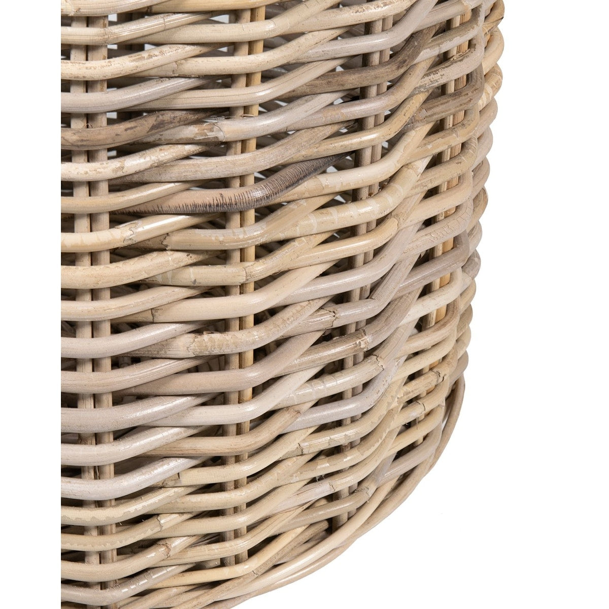 Handmade Natural Rattan Baskets (Set Of 2) by East at Main