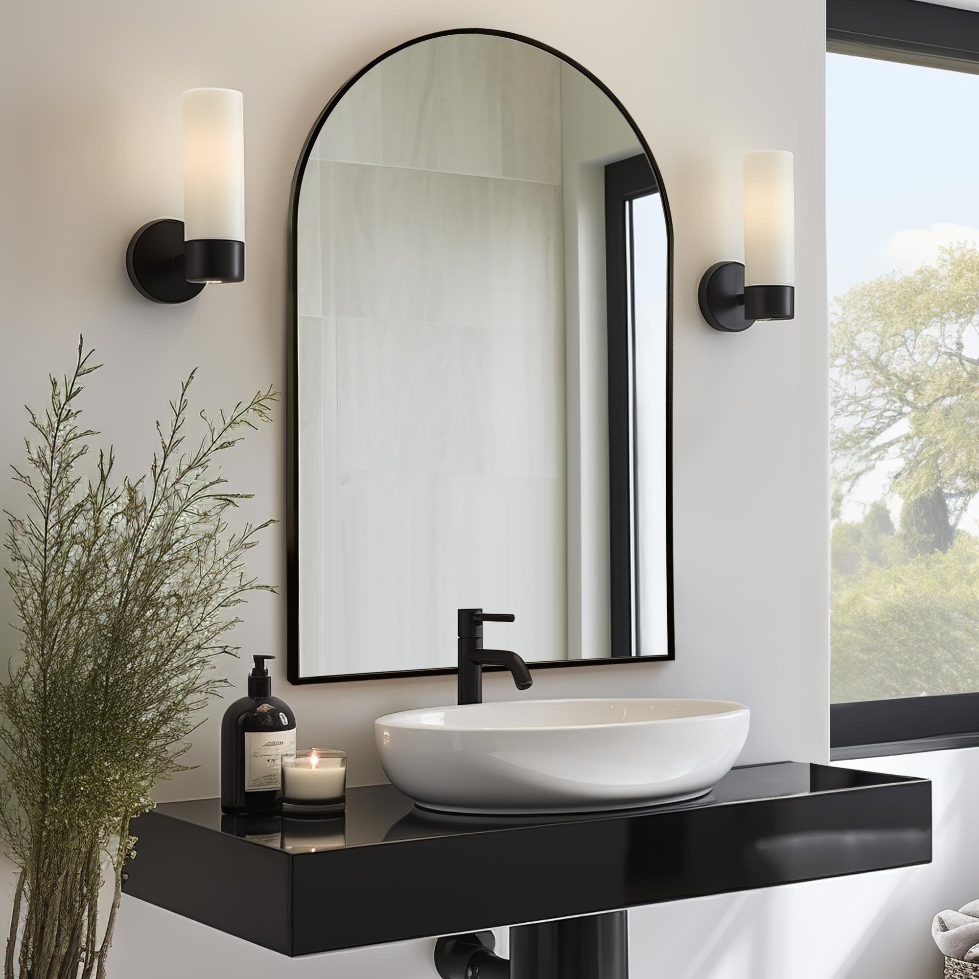 Modern Arch Bathroom Wall-mounted Mirror Vanity Mirror