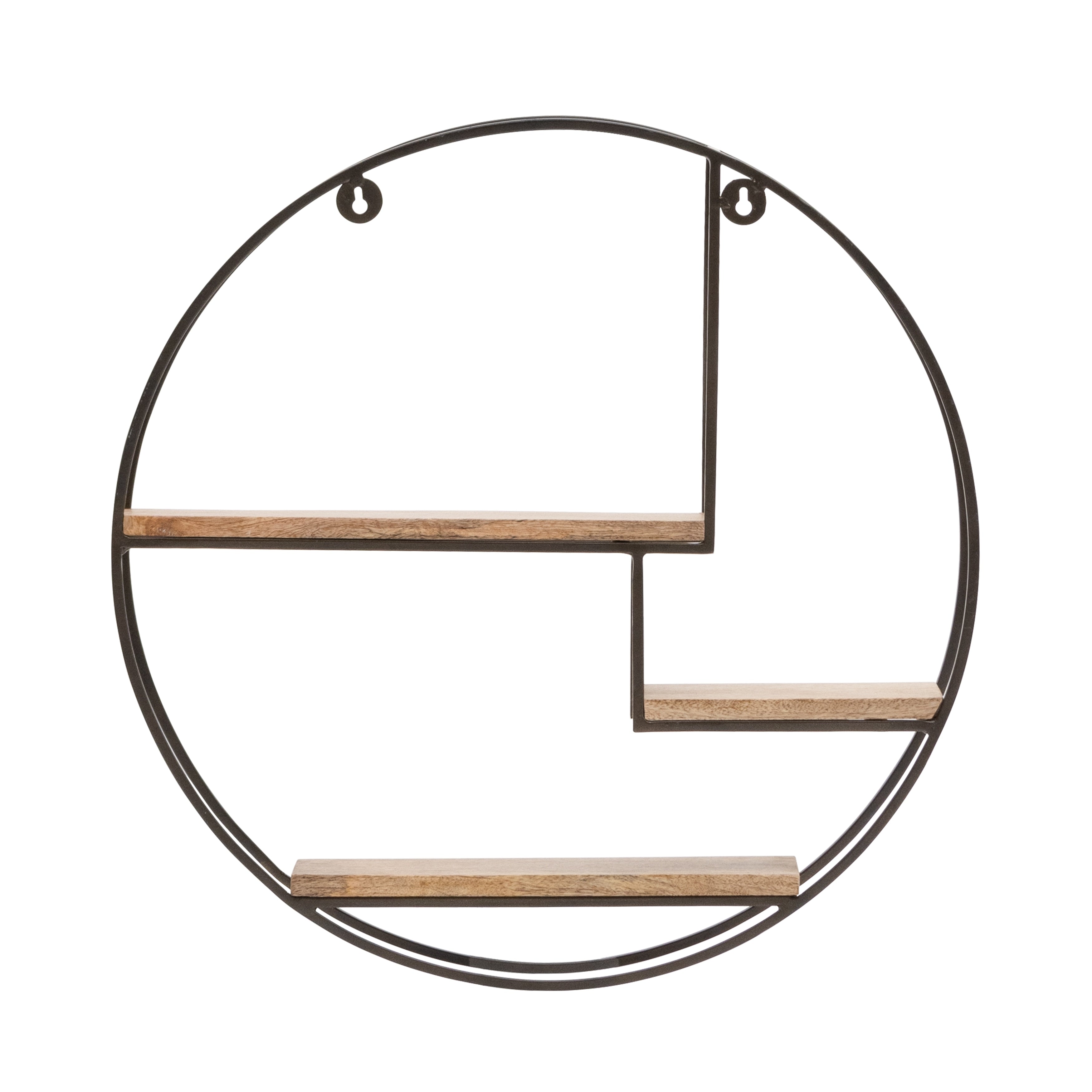 MH London Marly Round Floating Wall Shelf - 19.50 x 19.50 x 4.75