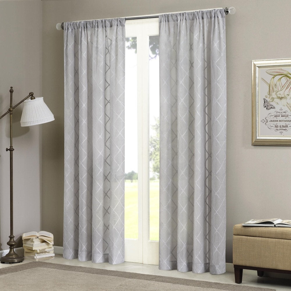 Diamond Sheer Curtains