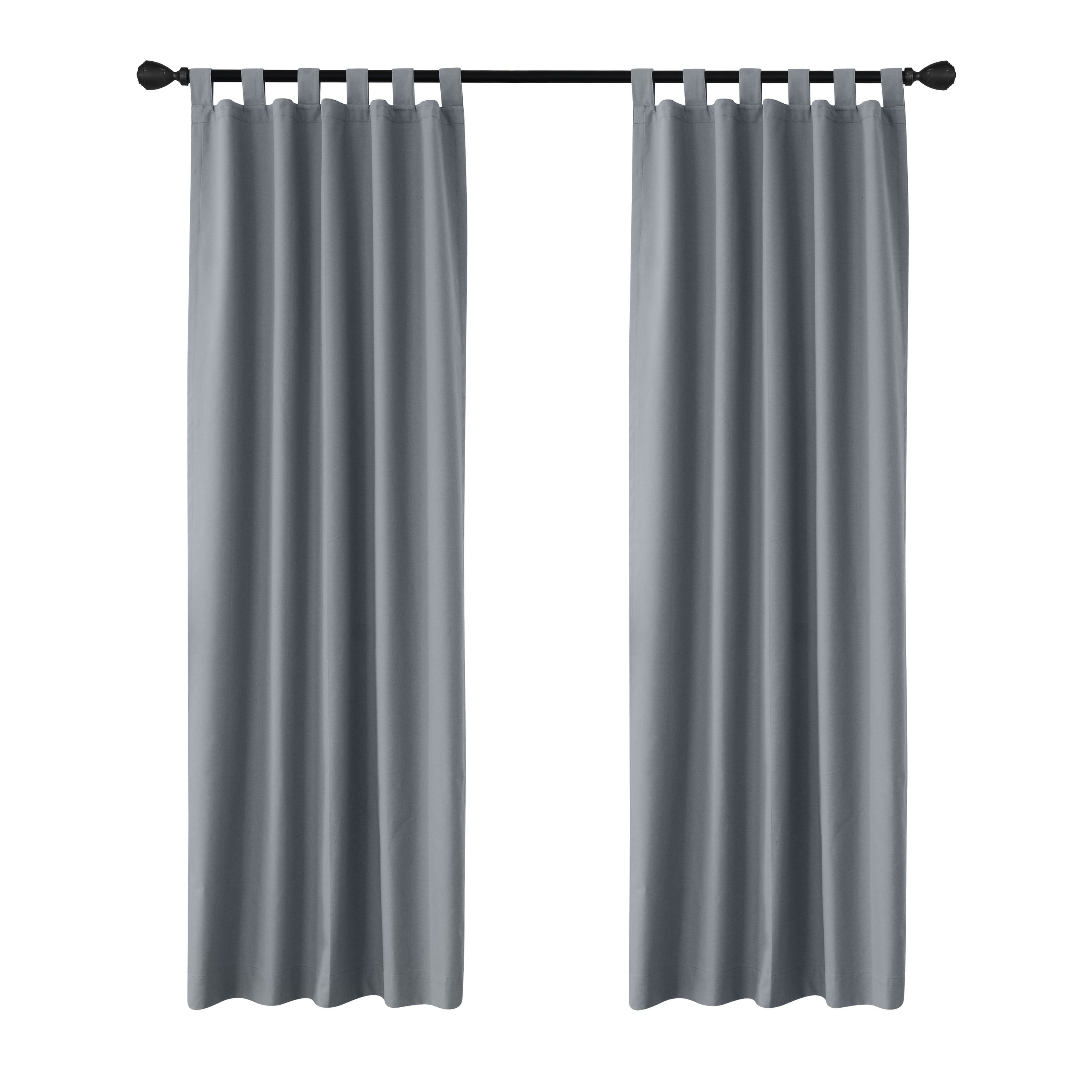 ThermaLogic Weathermate Insulated Cotton Tab Top Curtain Panel - Pair