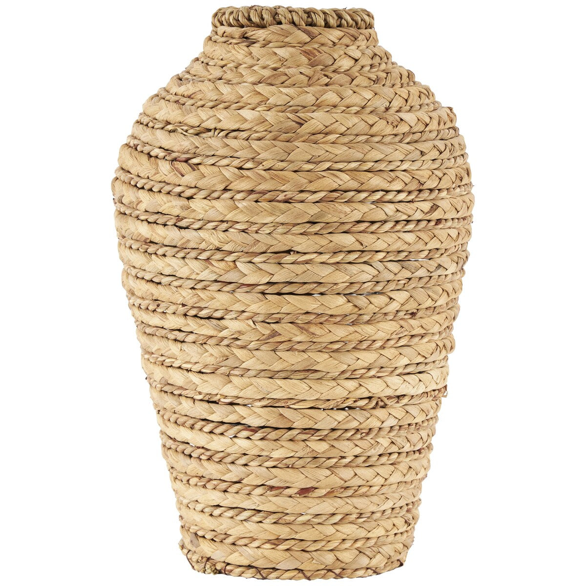 Seagrass Handmade Braided Decorative Vase - Brown - Roche River Decor