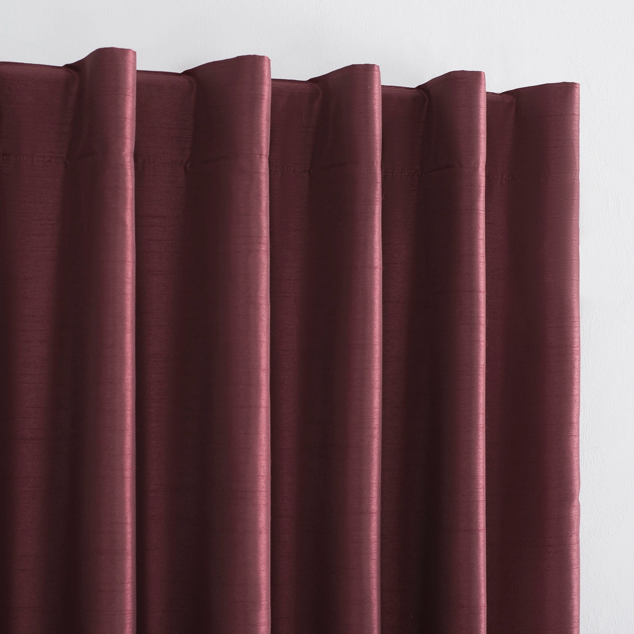 Sun Zero Evelina Faux Dupioni Silk Thermal Extreme Total Blackout Back Tab Curtain Panel, Single Panel