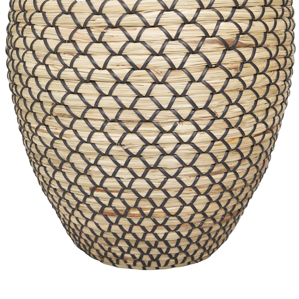 Seagrass Handmade Woven Decorative Vase - Brown - The Novogratz