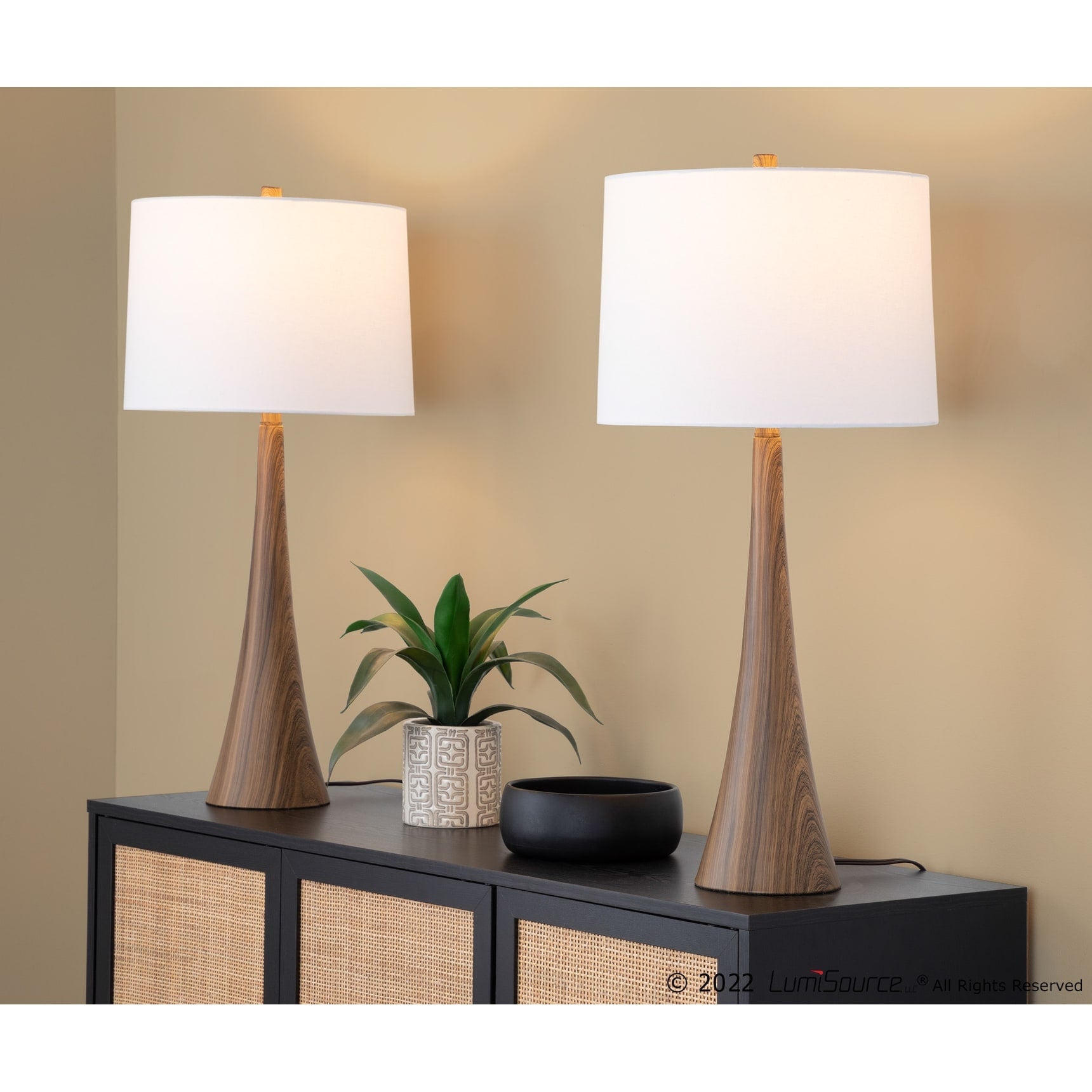 Silver Orchid Alba 29 Metal Table Lamp (Set of 2)