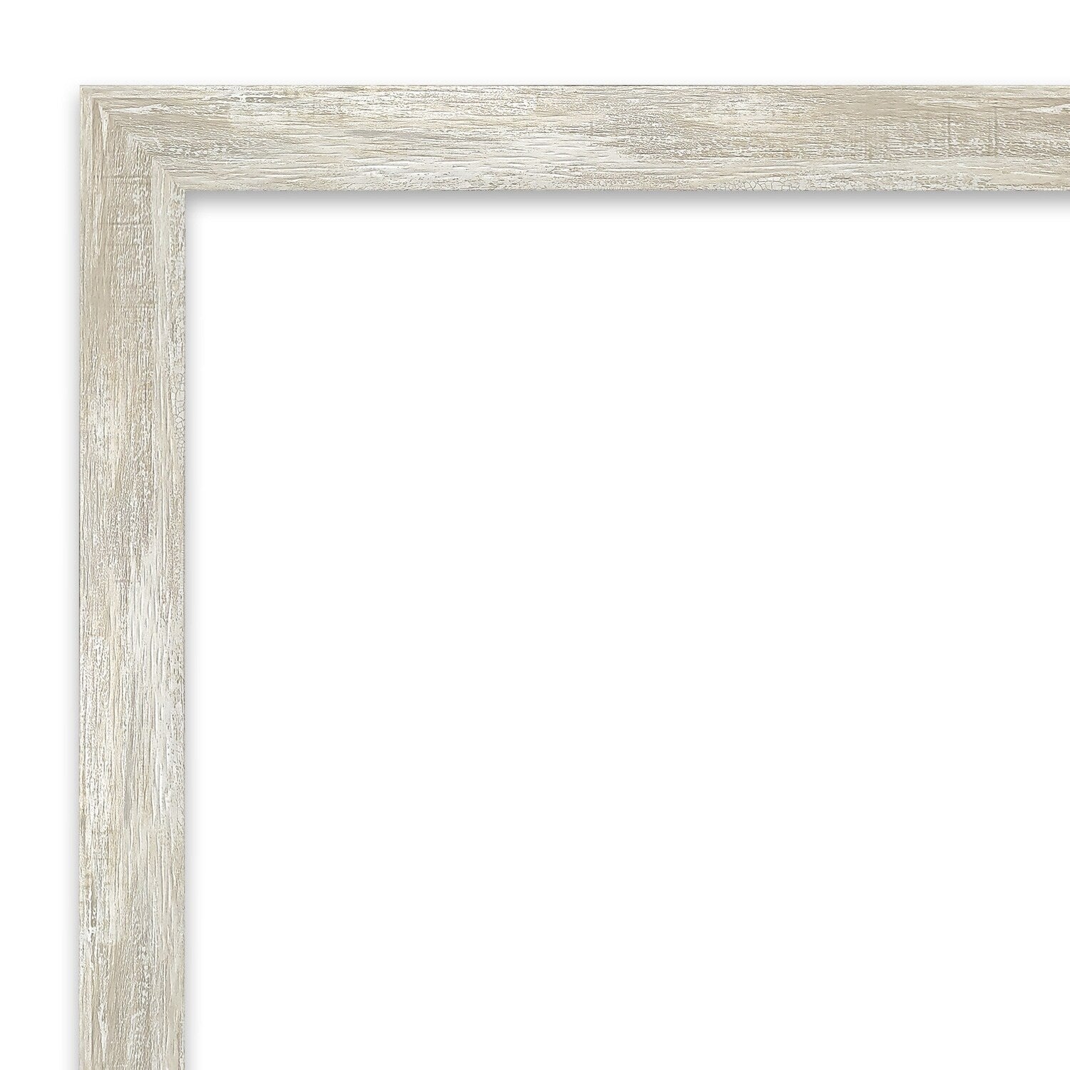 Beveled Bathroom Wall Mirror - Crackled Metallic Frame