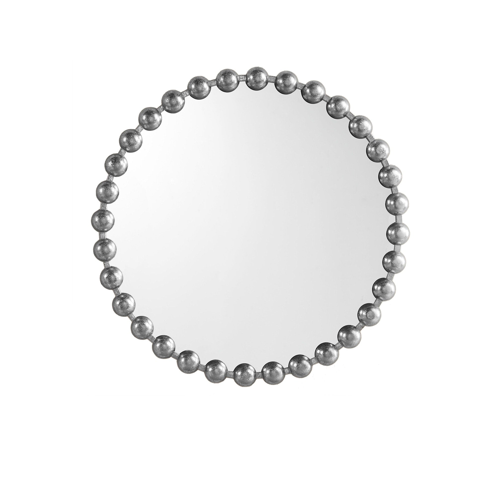 Madison Park Signature Marlowe Beaded Round Wall Mirror