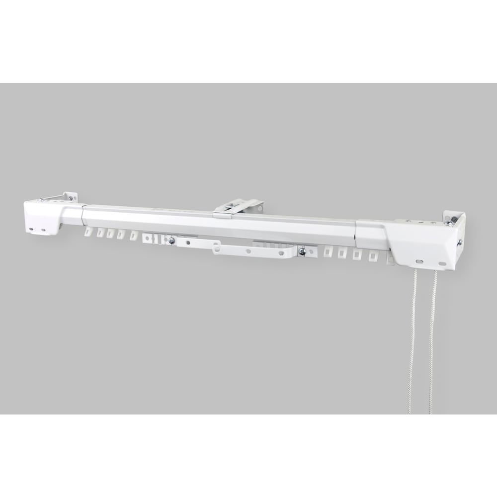 InStyleDesign White Heavy Duty Traverse Rod (Center Open)