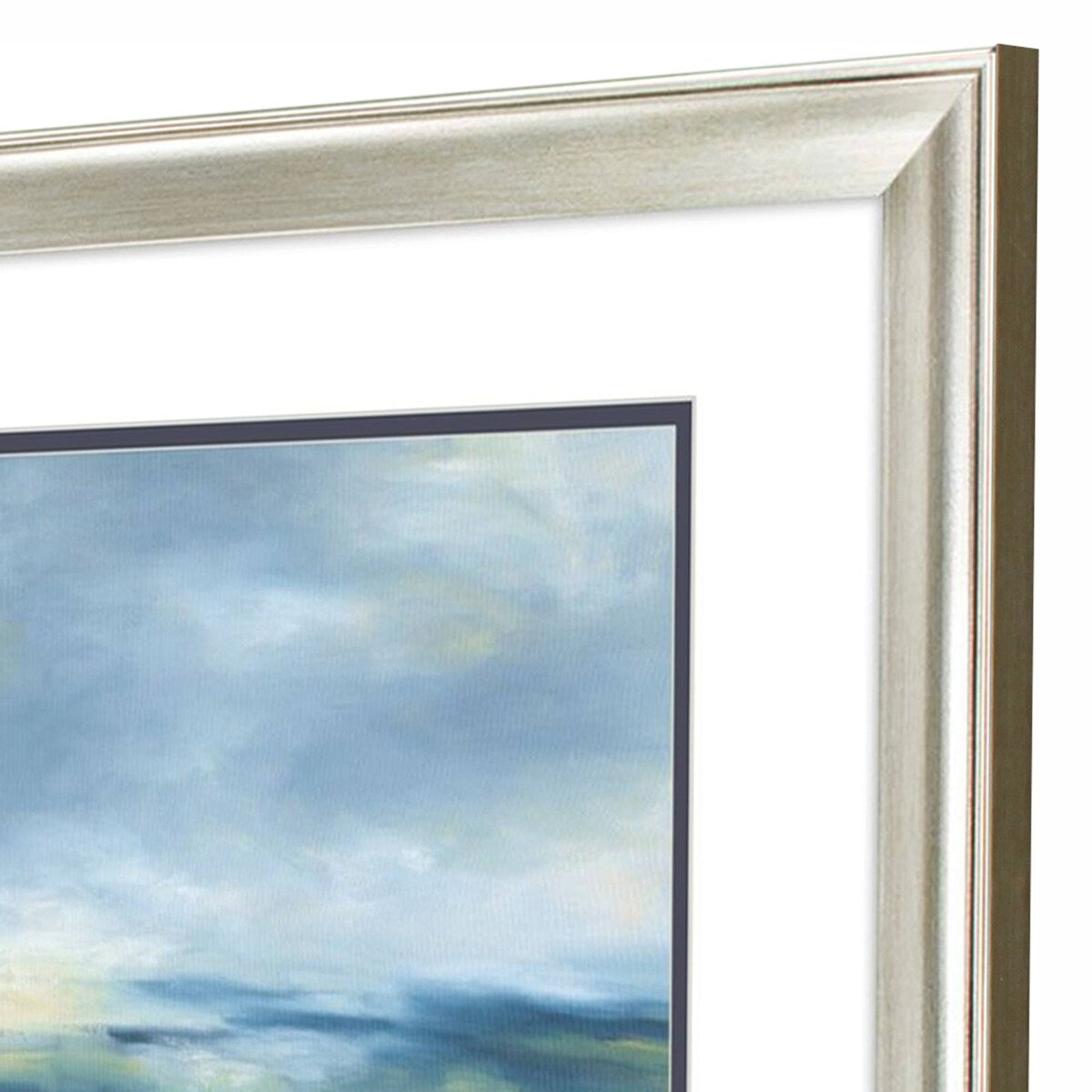 Buttermilk Coastal S/2 Framed Art Under Glass