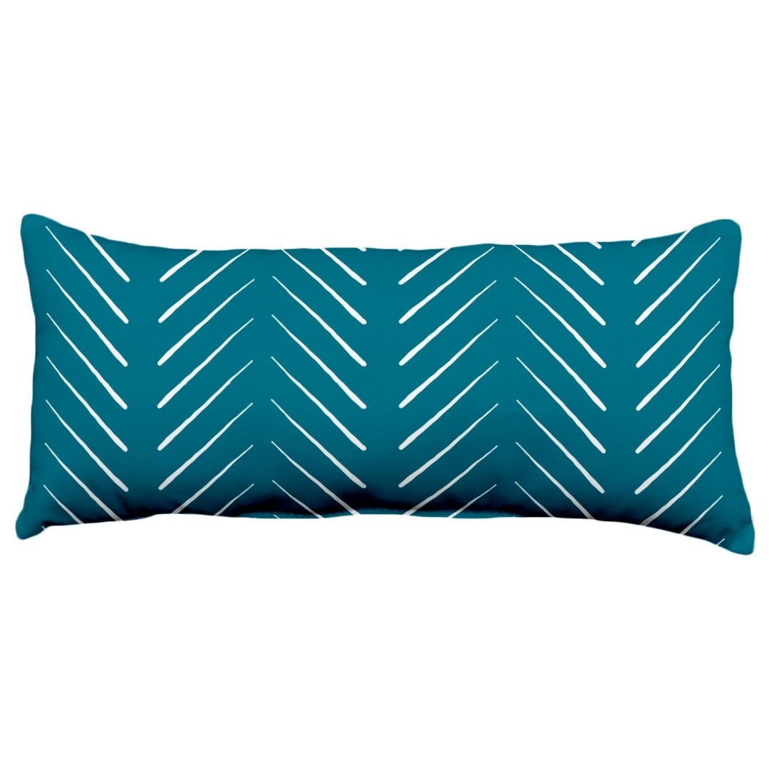 Chevron Columns Double Sided Pillow